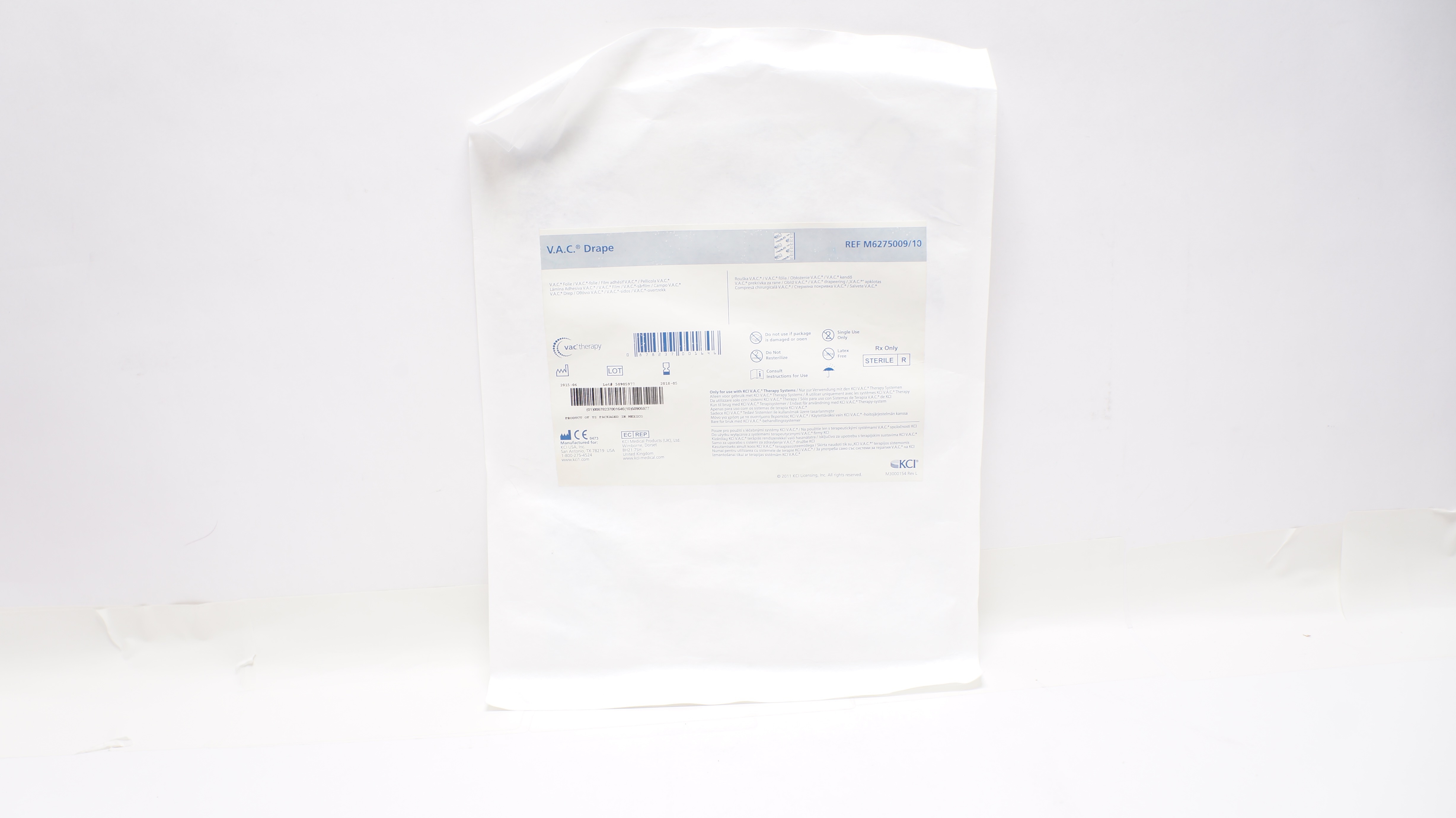 KCI M6275009/10 V.A.C. Drape (x)