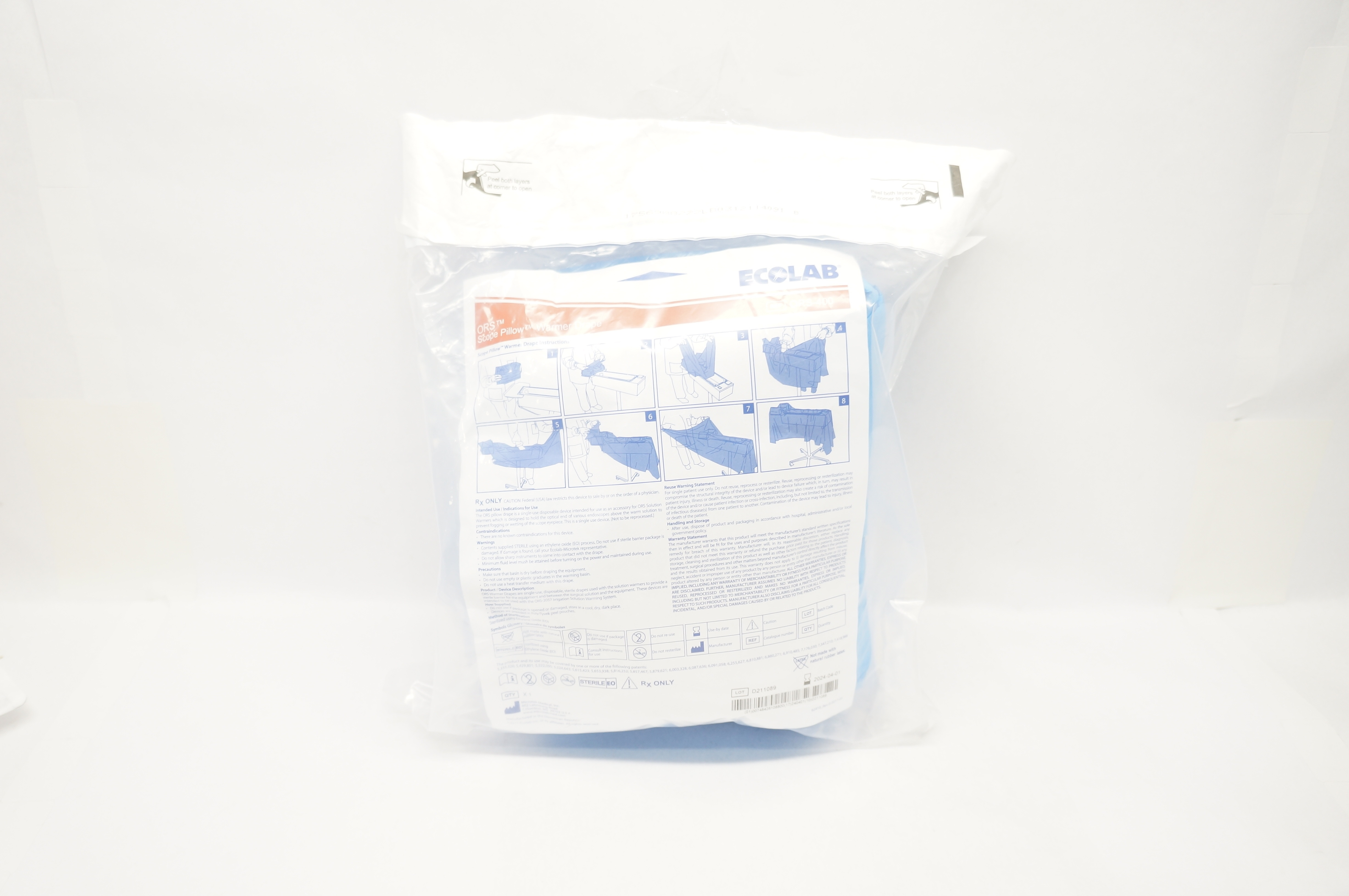 Microtek ORS-400 Ecolab ORS Scope Pillow Warmer Drape