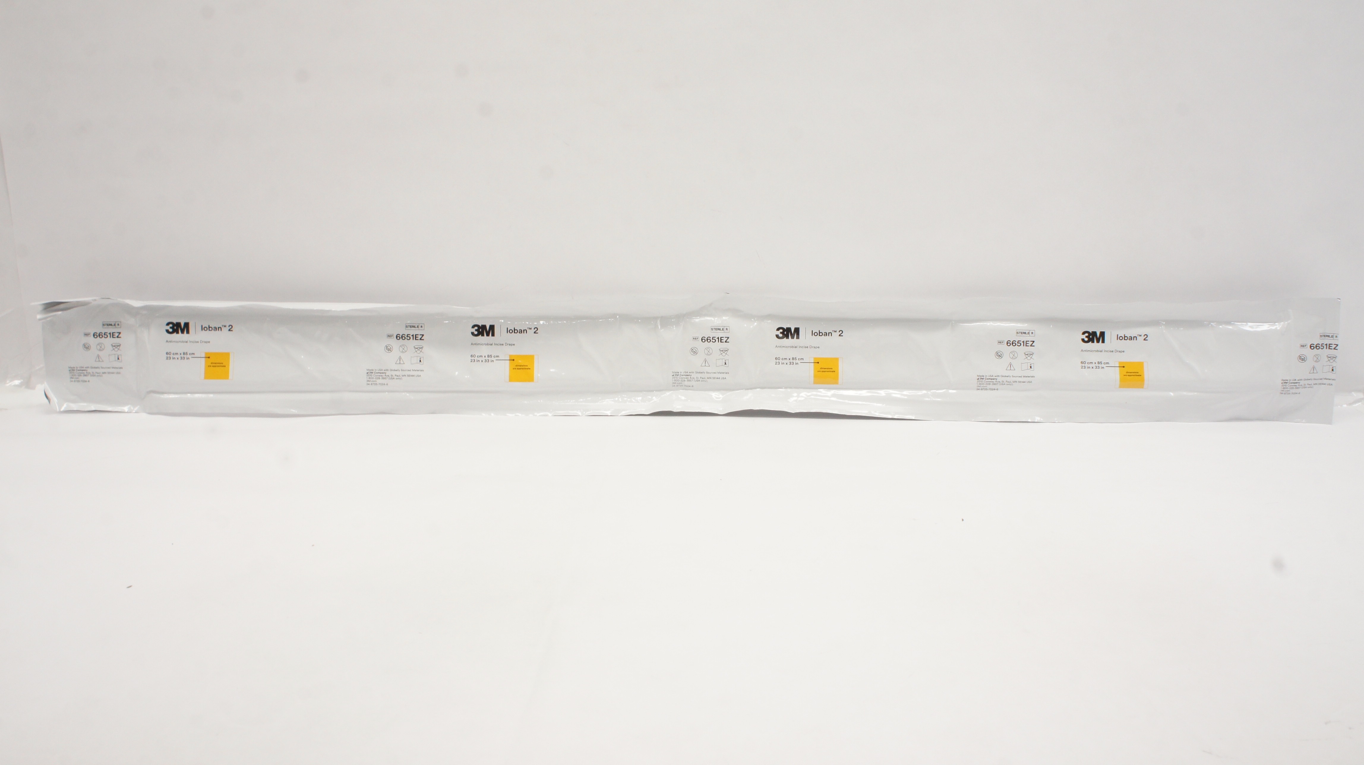 3M 6651EZ Loban 2 Antimicrobial Incise Drape 23inch x 33inch