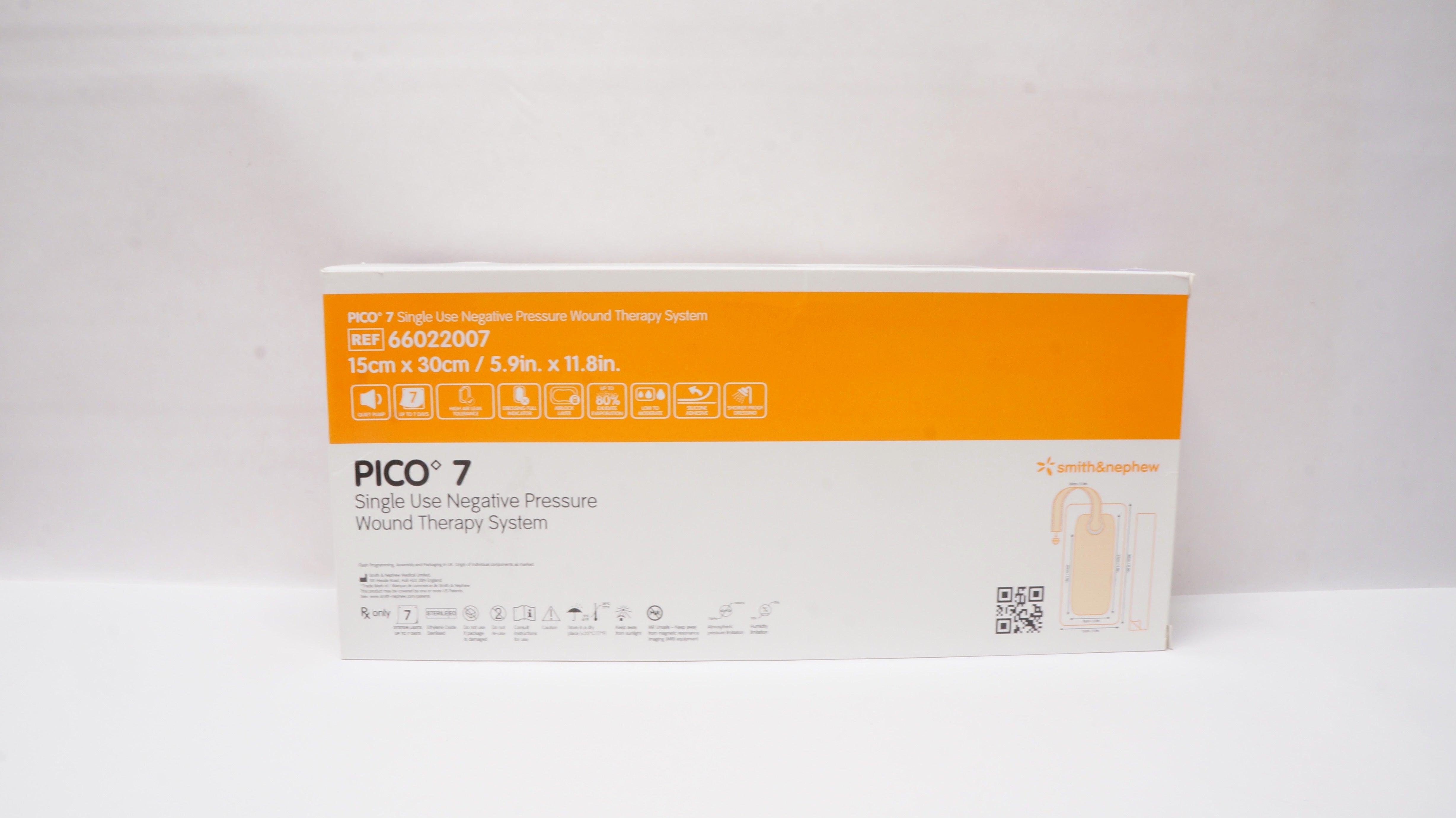 Smith&Nephew 66022007 PICO 7 Wound Therapy System 5.9 x 11.8inch (x) - Box of 2