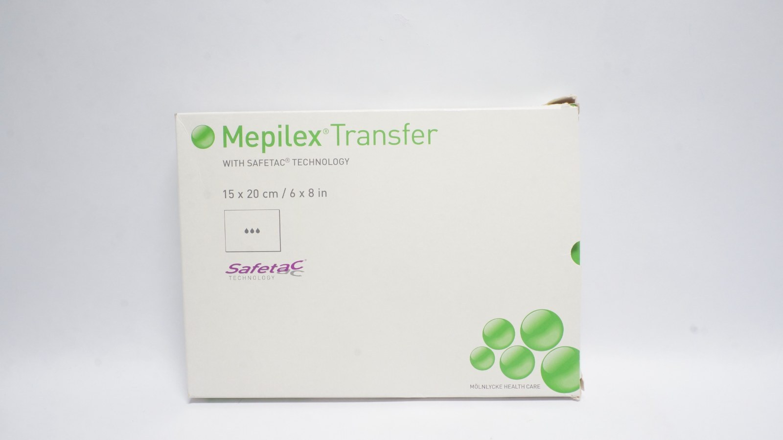 Mölnlycke Mepilex Transfer 294899 Silicone Dressing 15x20cm - box of 5