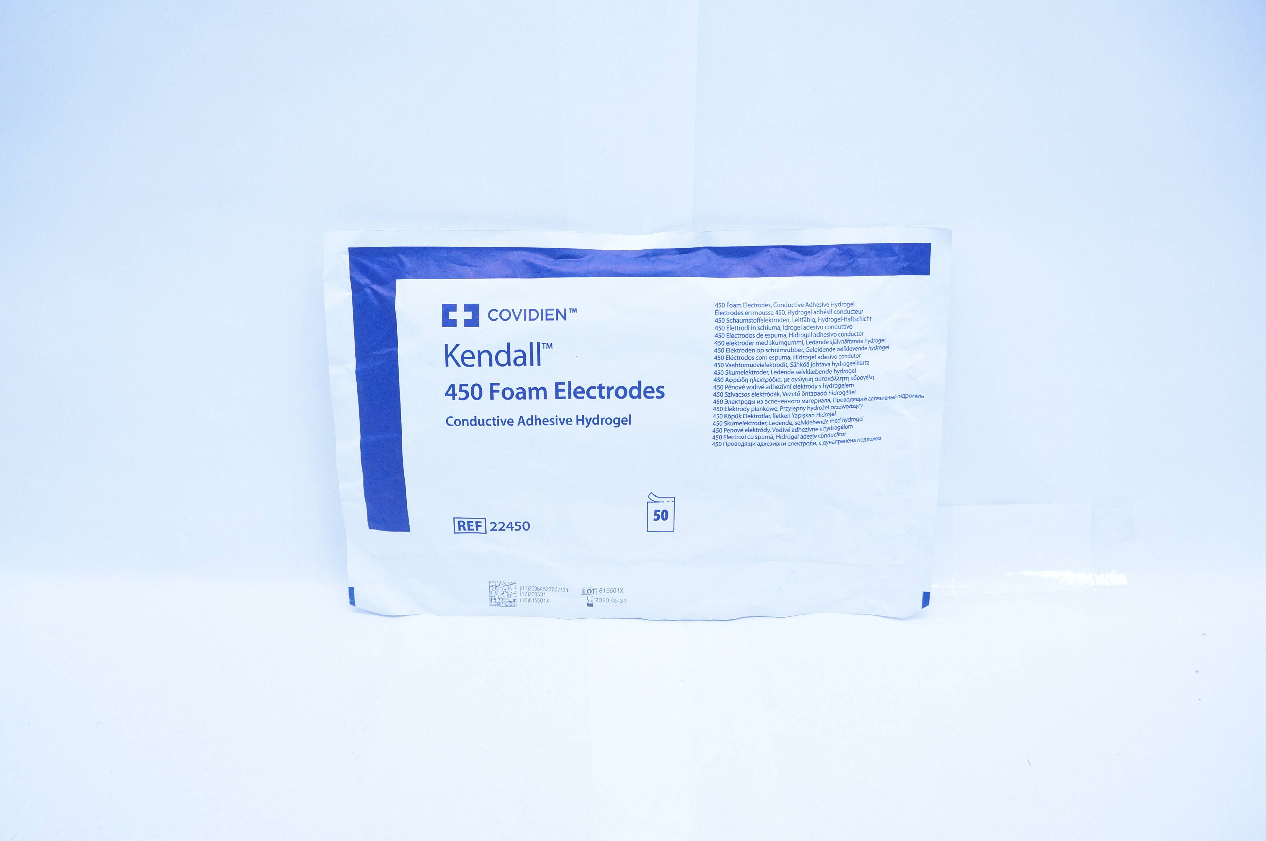 Covidien 22450 Kendall 450 Foam Electrodes (x) - Pack of 50