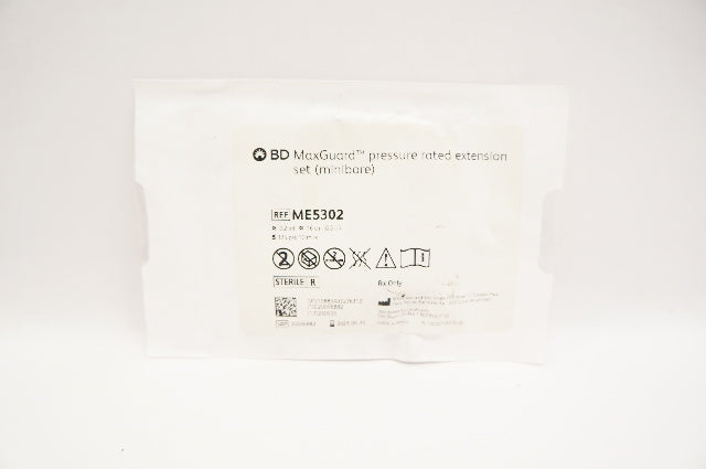 BD ME5302 MaxGuard Pressure Rated Extension Set (minibore) 0.2ml x 6.5inch Appx.