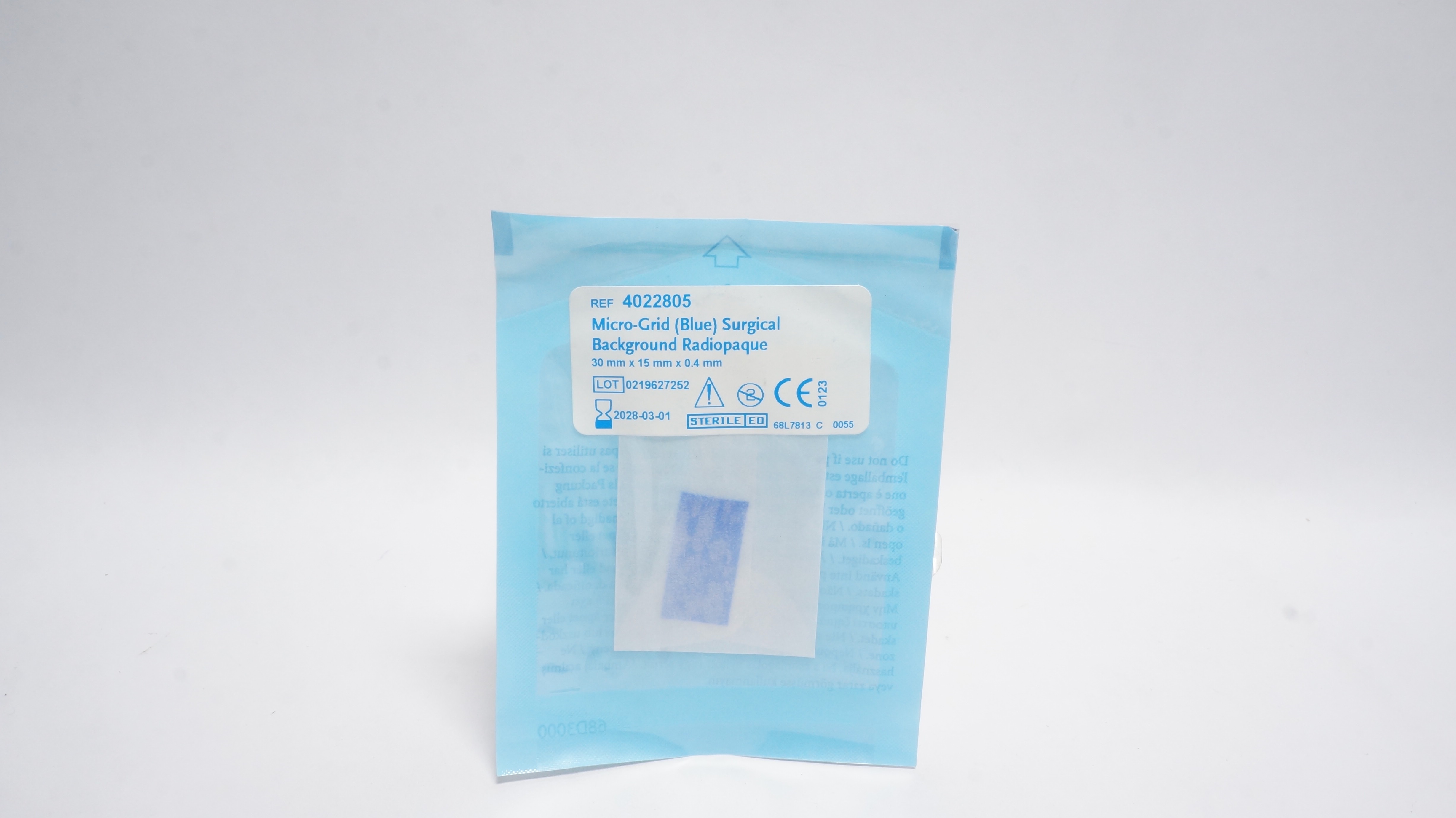 Medtronic 4022805 Micro-Grid Surgical Background Radiopaque 30mm x 15mm x 0.4mm