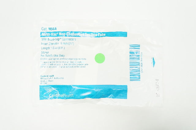 Cardinal Health N56A Medi-Vac Non-Conductive Suction Tubing 5mm x 1.8m