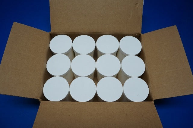 Kerr 908 Plastic Ointment Jars 8oz. ~ Box of 12