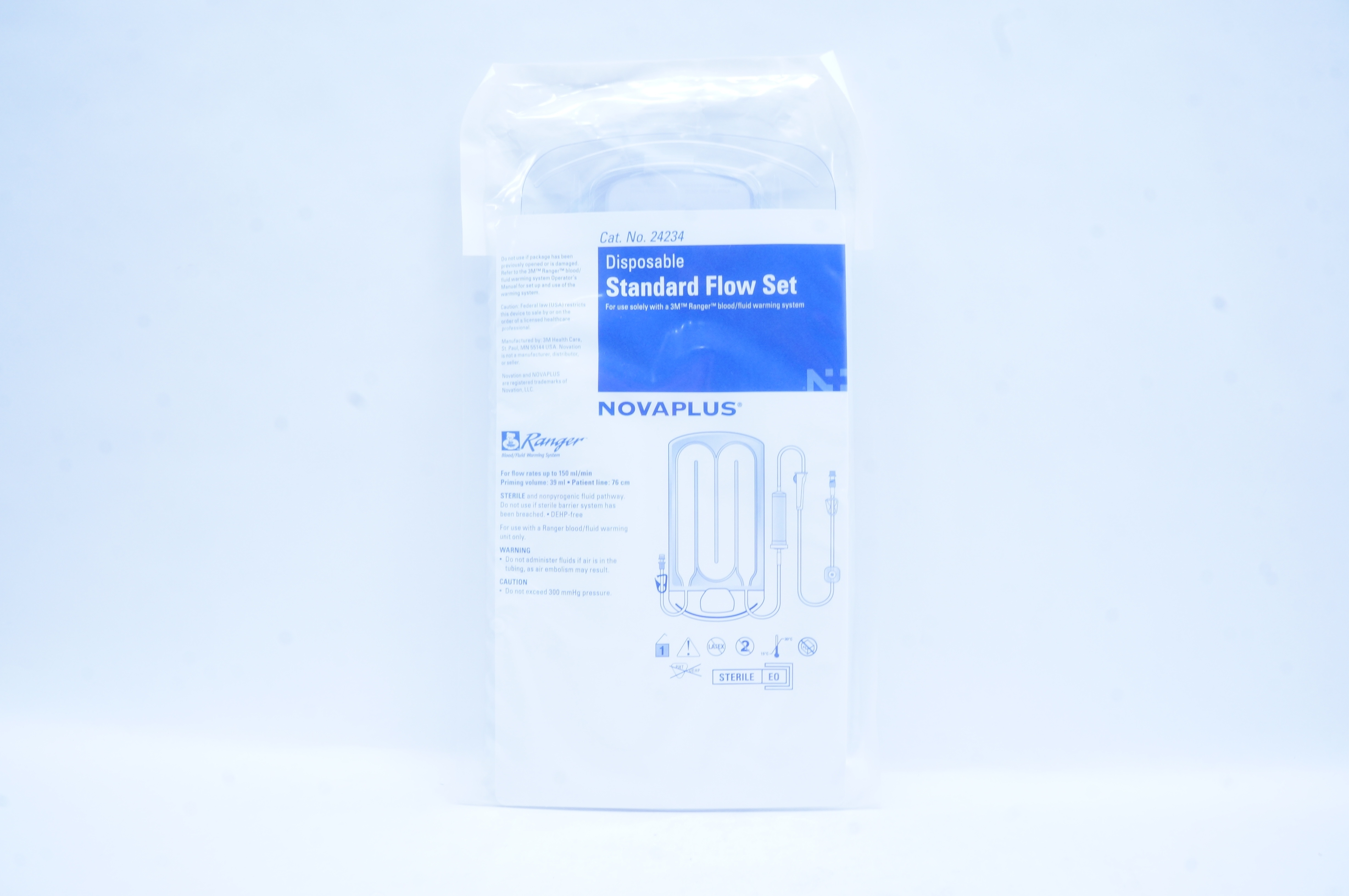 3M 24234 Ranger Standard Flow Disposable Set 150ml/min, Priming Volume 39 ml (x)