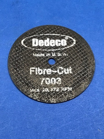 Dedeco 7003 Fibre Cut Wheel Max 20.572 RPM