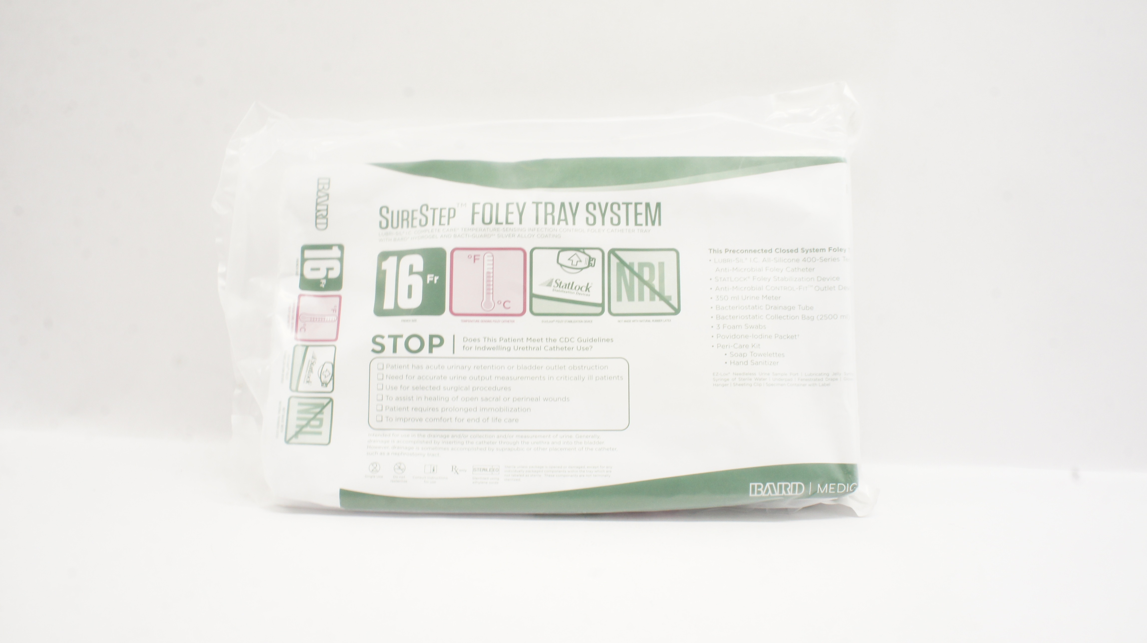 Bard A319516AM SuperStep Lubri-Sil Foley Tray System 16Fr