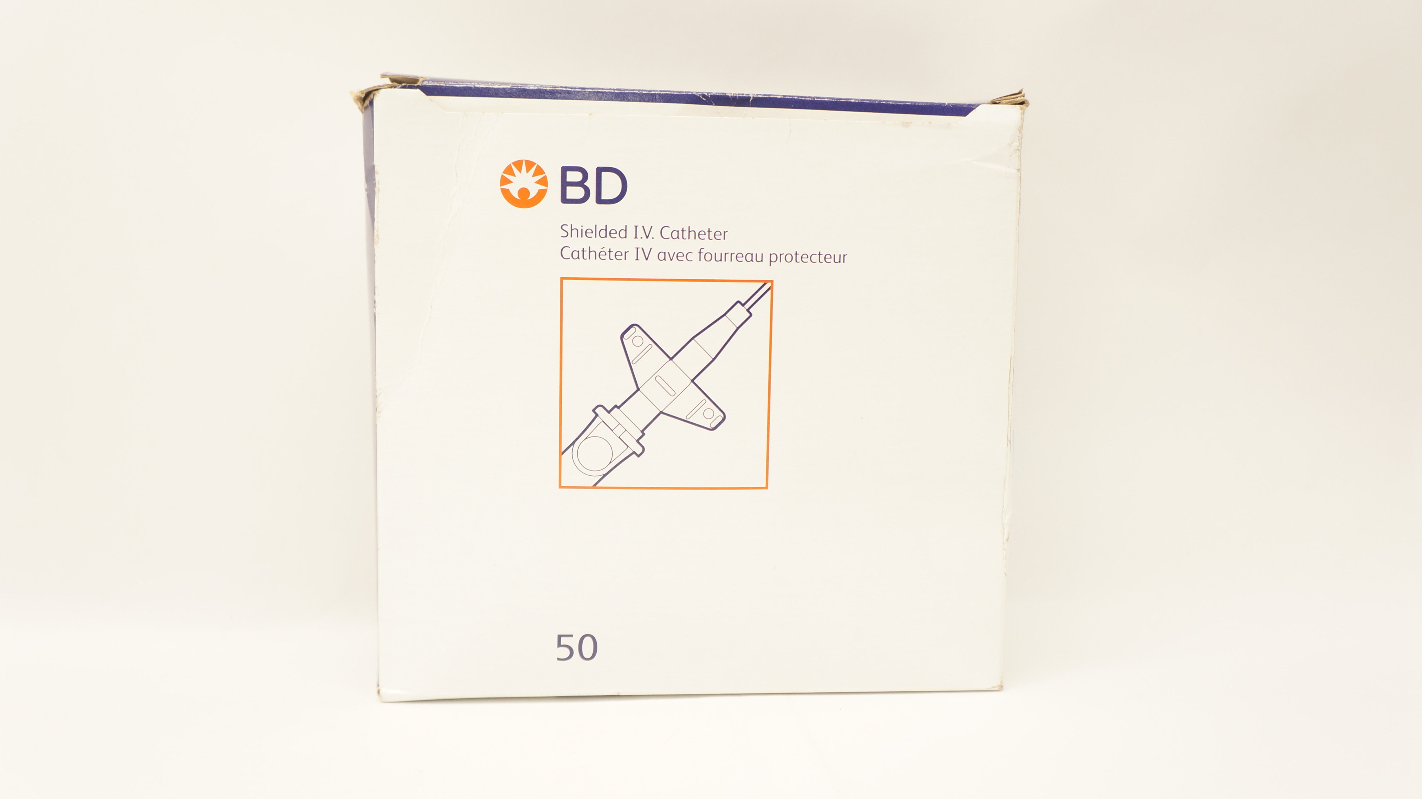 BD 381523 Insyte Autoguard Winged 22Ga 1.00inch 0.9 x 25mm - Box of 40