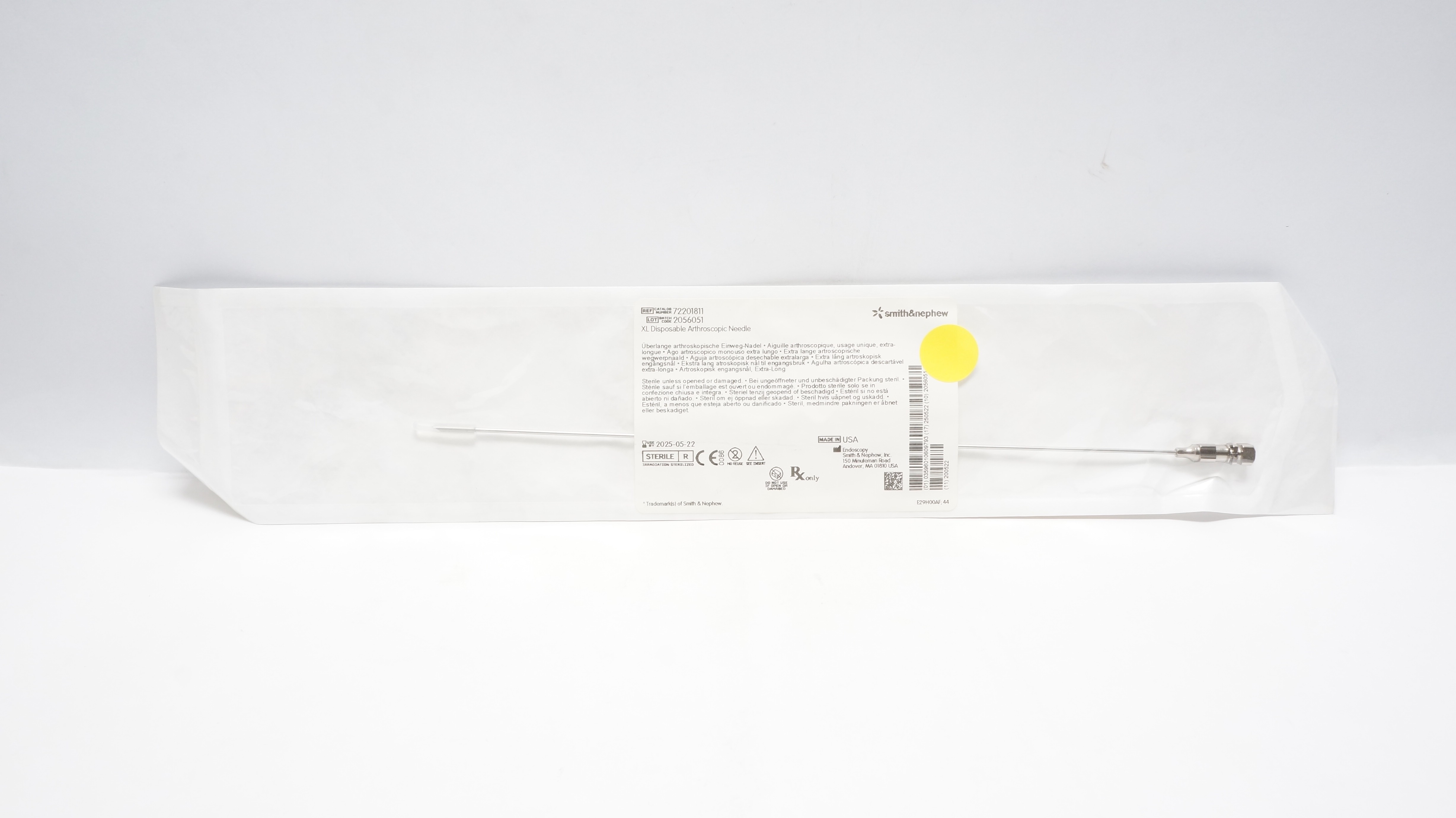 Smith&Nephew 72201811 XL Disposable Arthroscopic Needle (x)