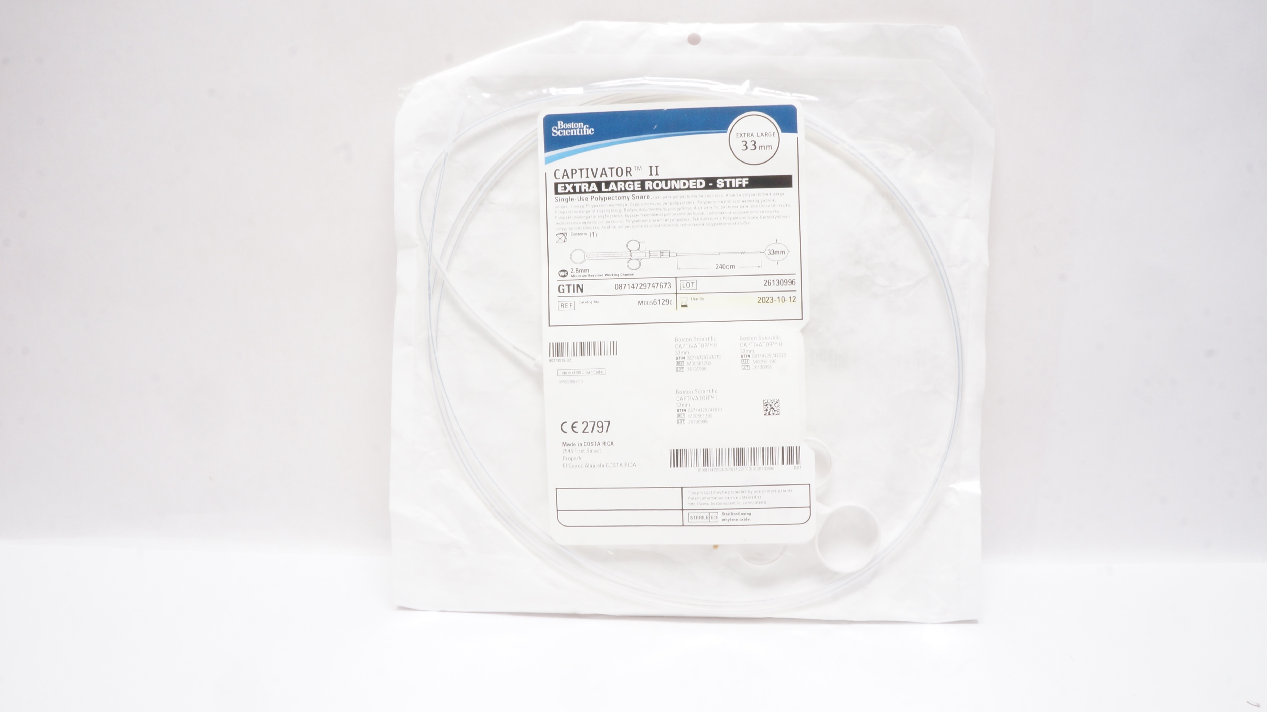 Boston Scientific 6129 CAPTIVATOR II Extra Large Rounded - Stiff 33mm