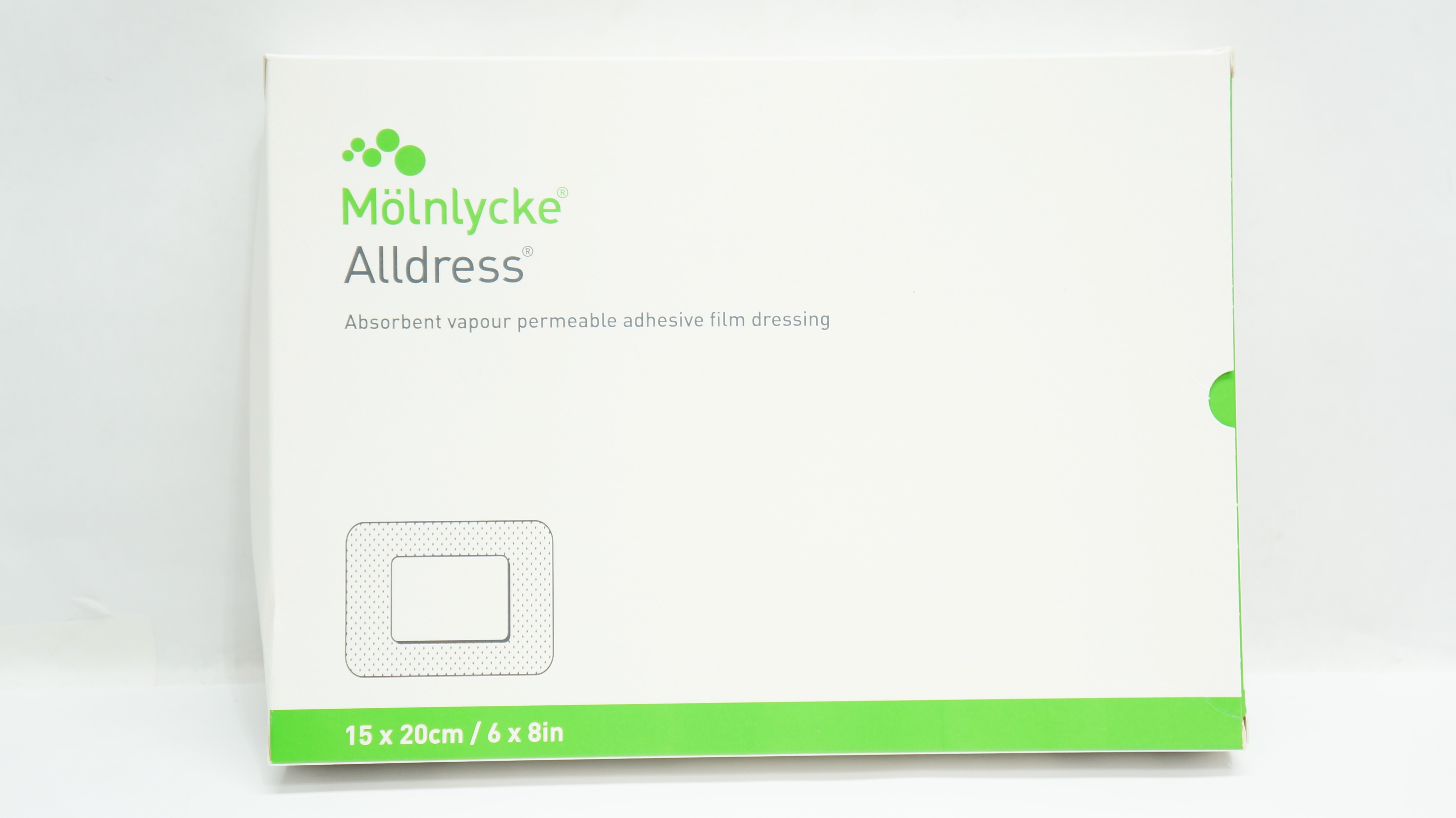 Molnlycke 265369 Alldress Absorbent Vapour Permeable Dressing 6inch x 8inch (x)
