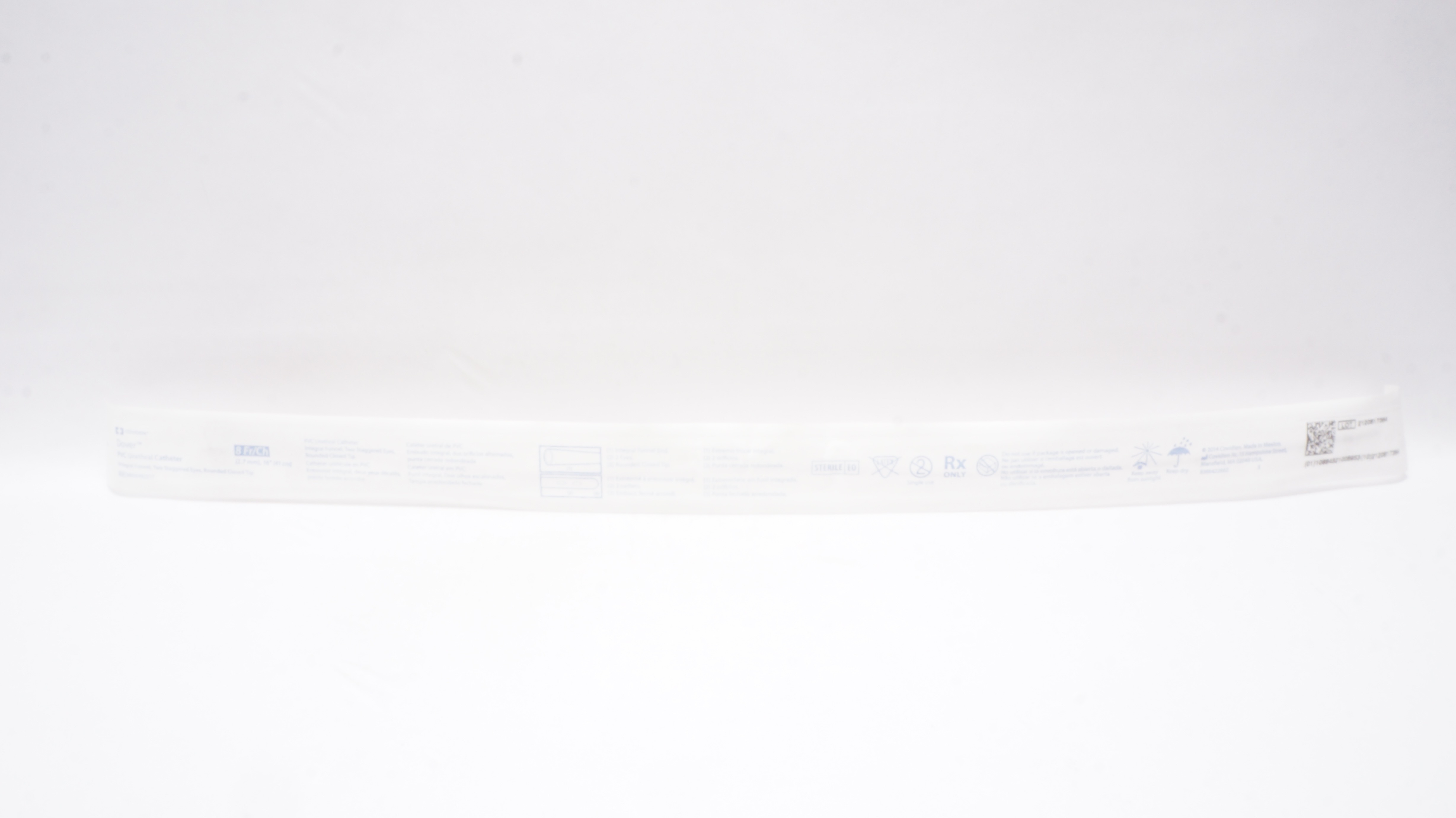 Covidien 8888492017 Dover PVC Urethral Cath. 8Fr/Ch x 16inch