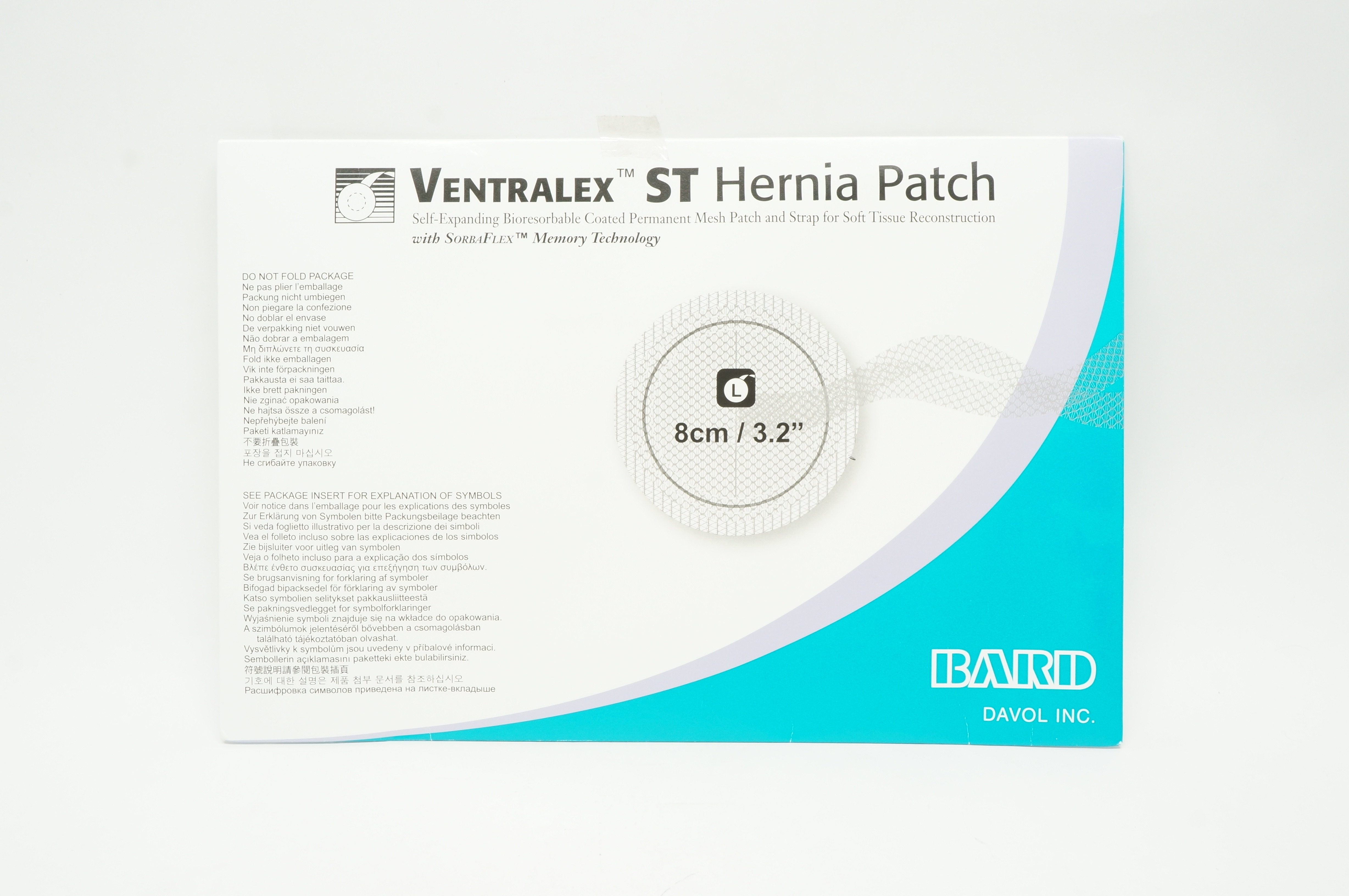 Bard 5950009 Davol Ventralex ST Hernia Patch 3.2inch (x)