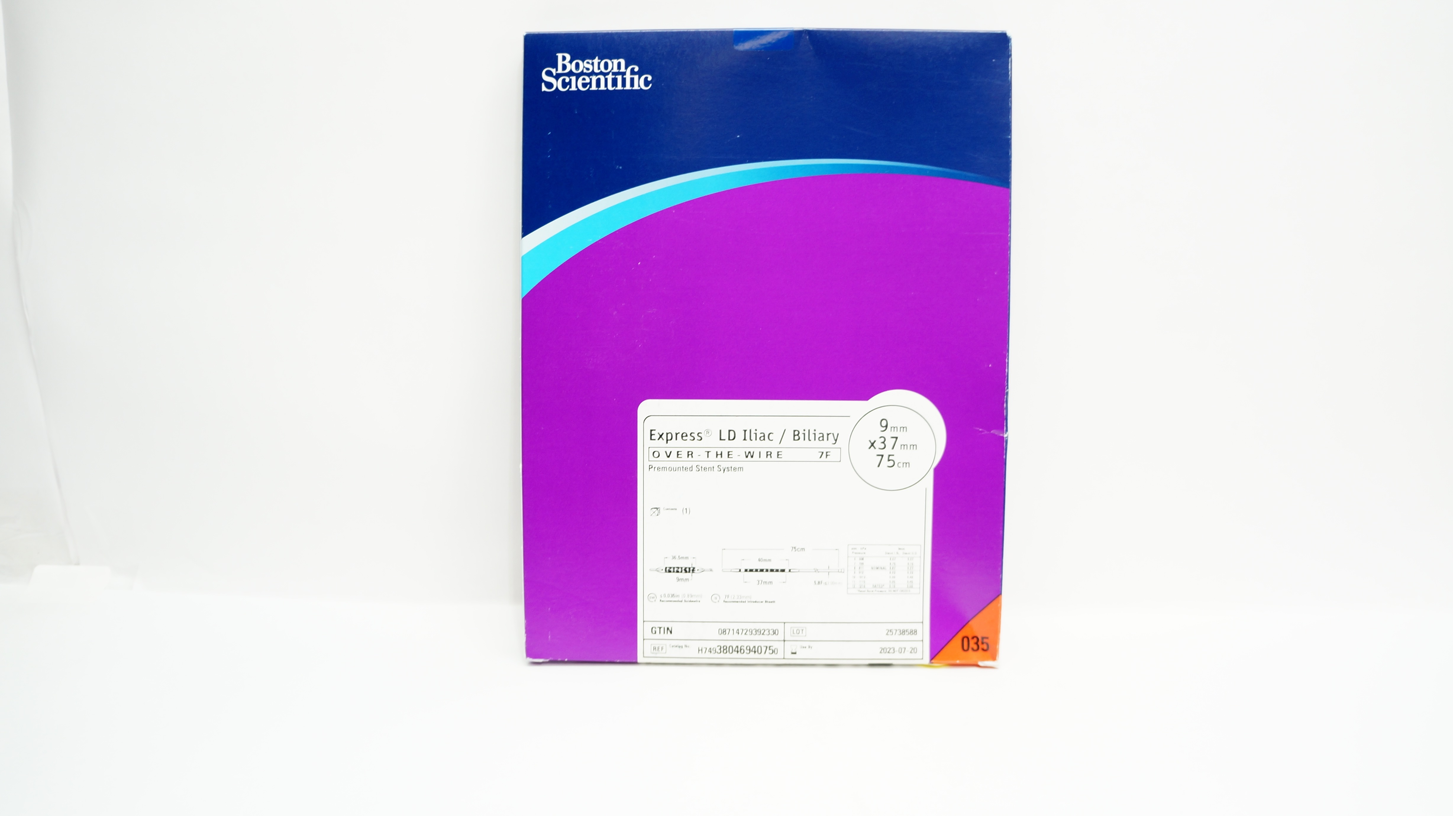 Boston Scientific H74938046940750 Express Premounted Stnt System 9x37mmx75cm (x)
