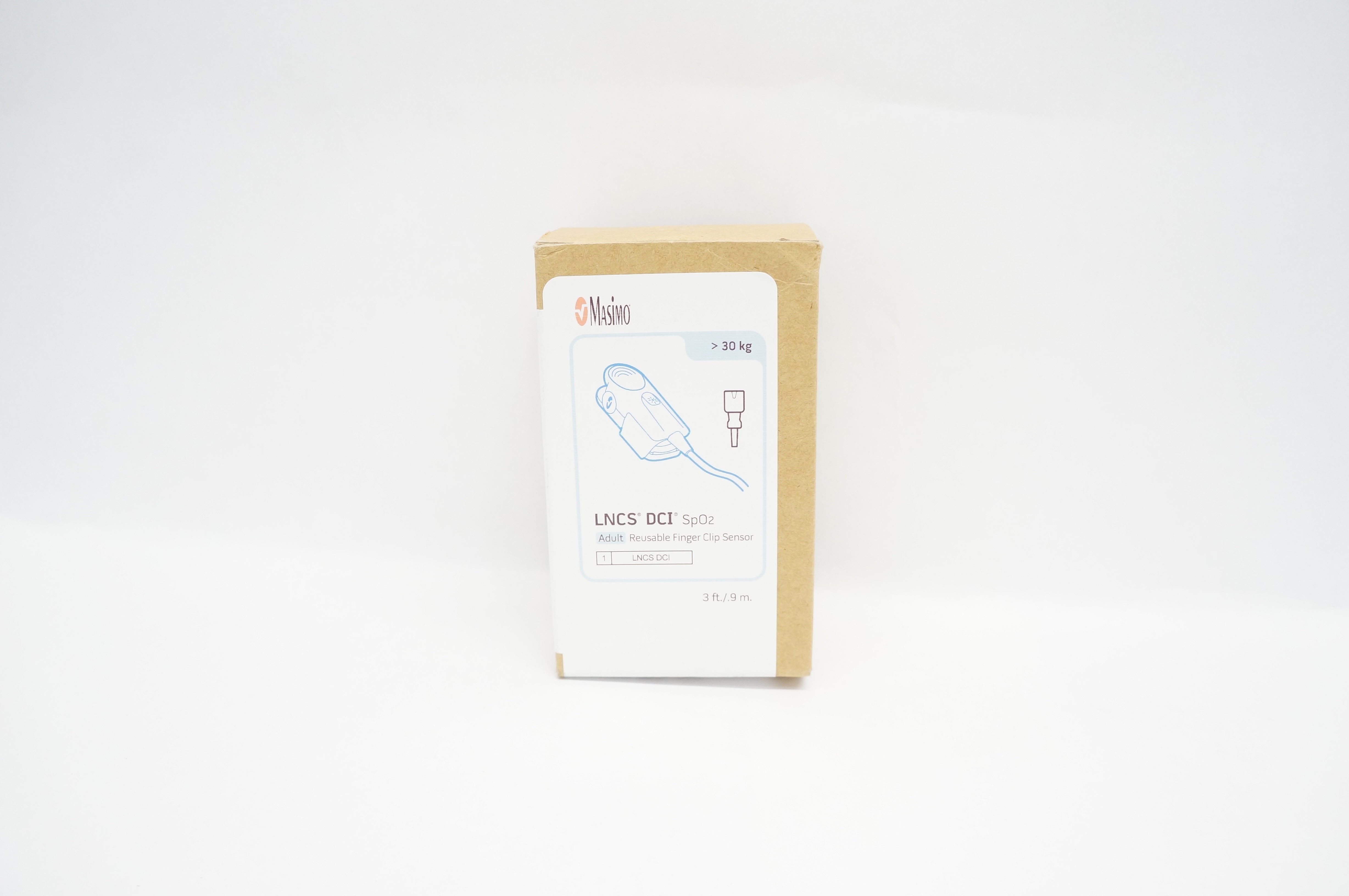 Masimo 1863 LNCS DCI SpO2 Resuable Finger Clip Sensor 3Ft x 0.9m >30