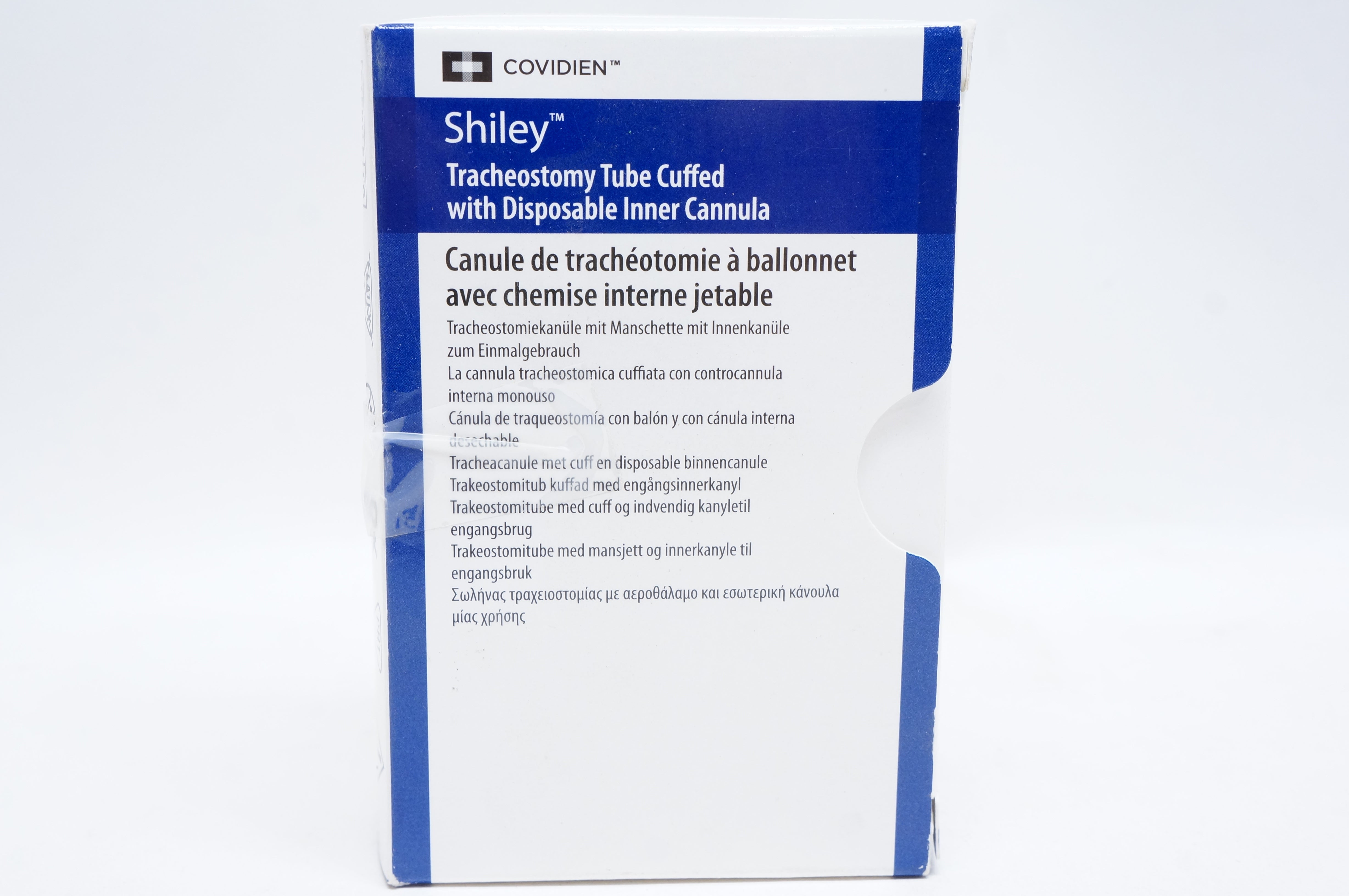 Covidien 8DCT Tracheostomy Tube Cuffed with Disposable Inner Cannula 7.6mm (x)
