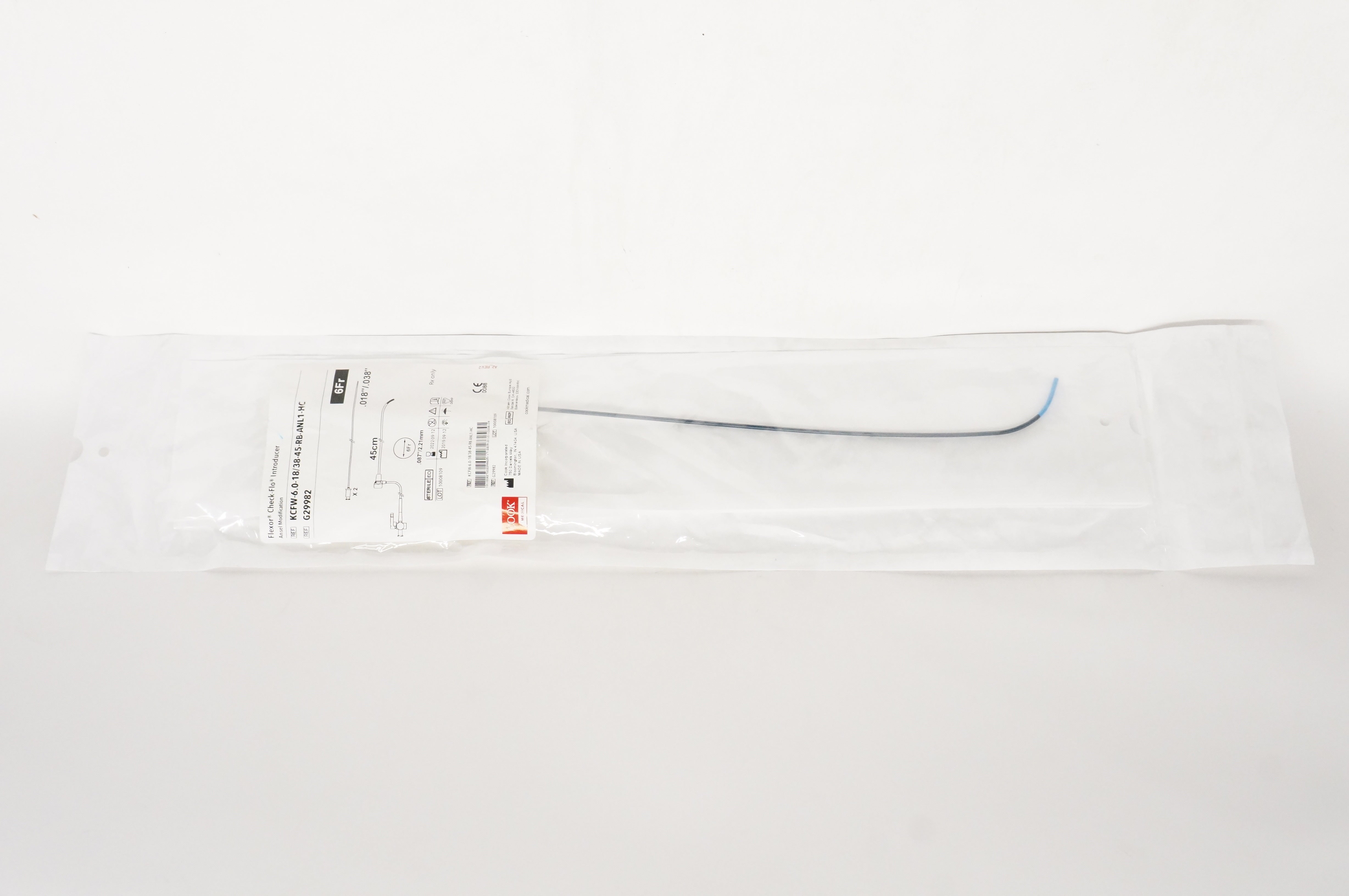 Cook Medical G29982 Flexor Check-Flo Introducer 6Fr x 45cm