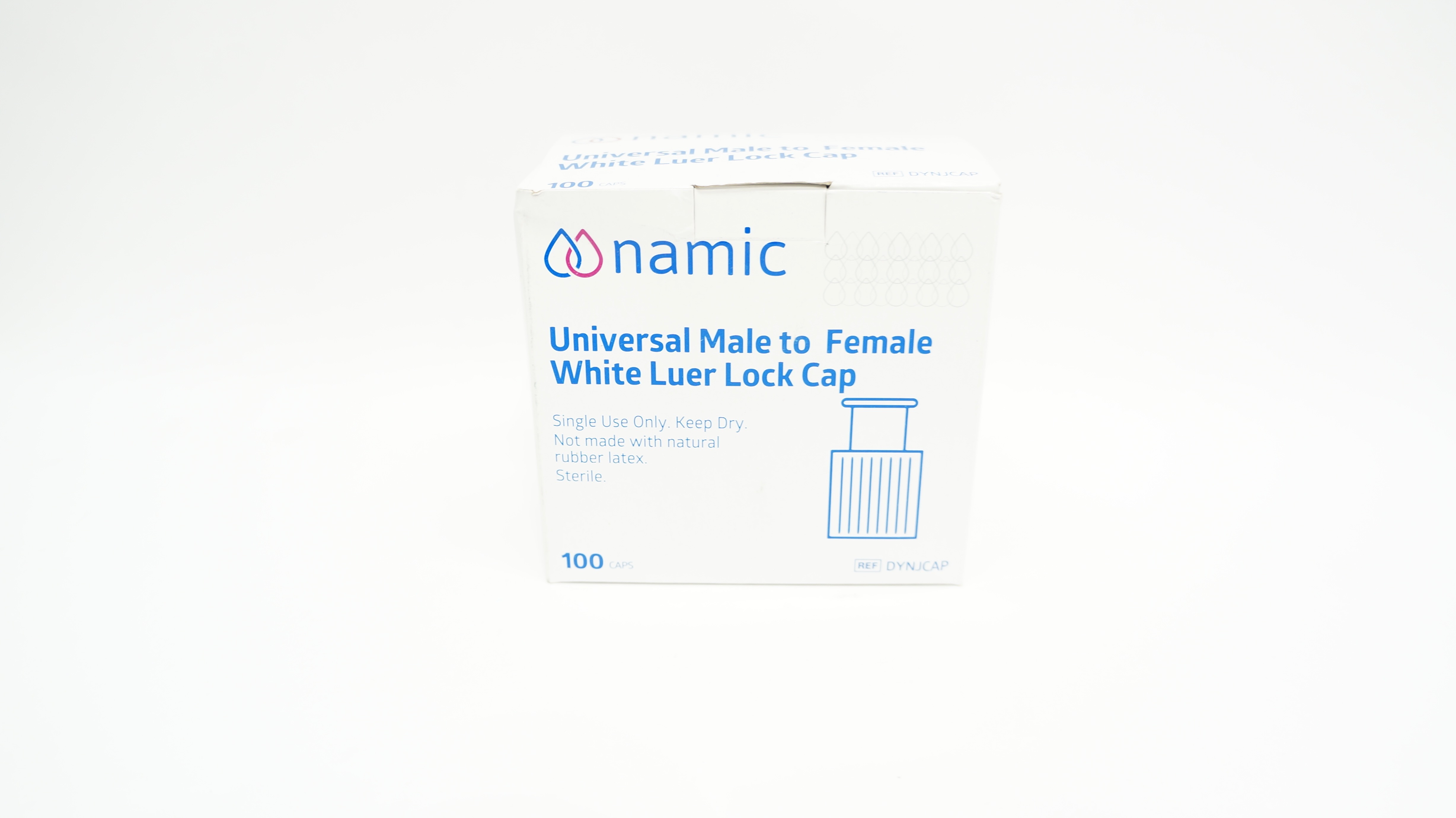 Medline DYNJCAPB Blue Male Universal Cap - Box of 100