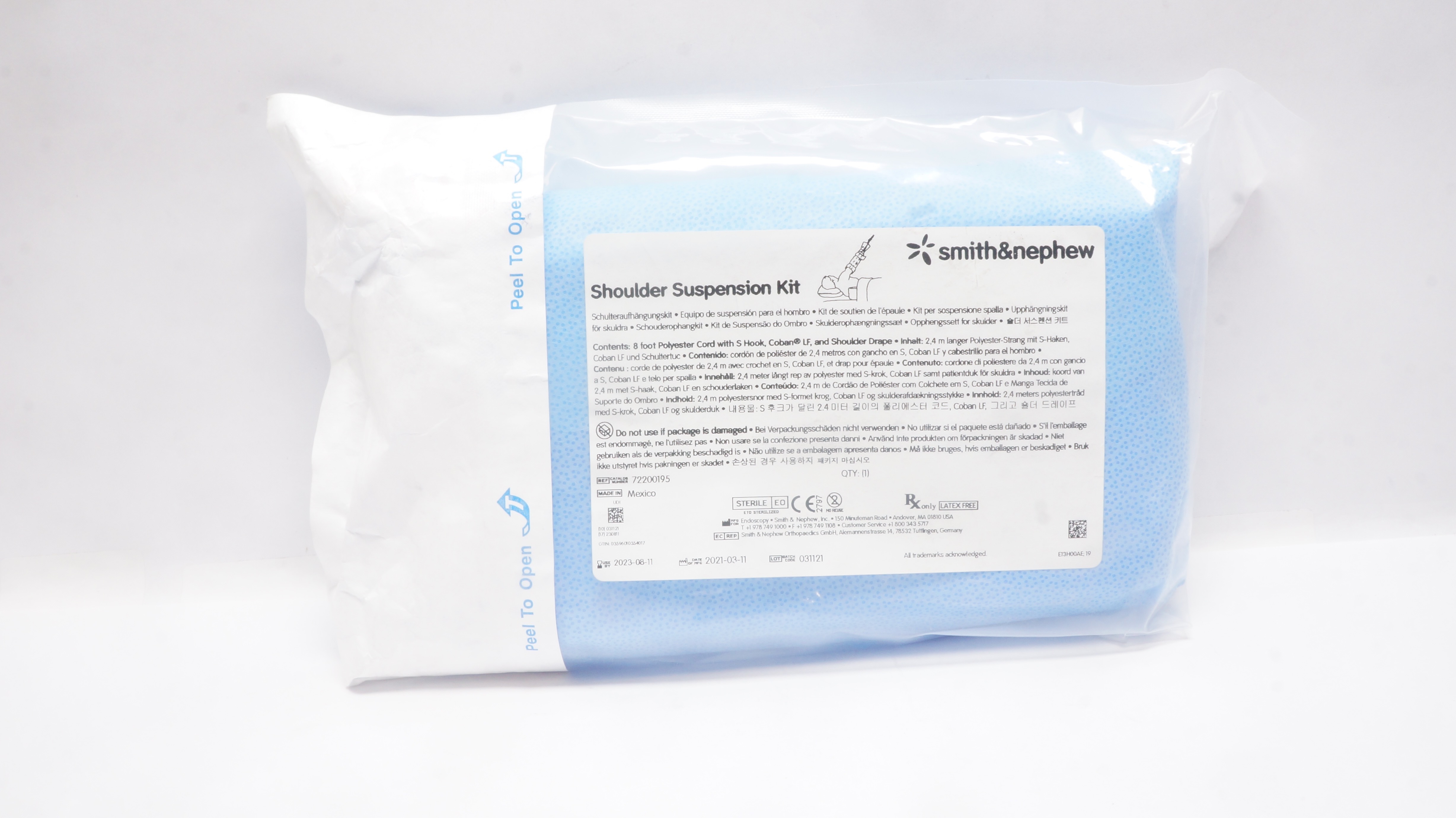 Smith&Nephew 72200195 Shoulder Suspension Kit (x)