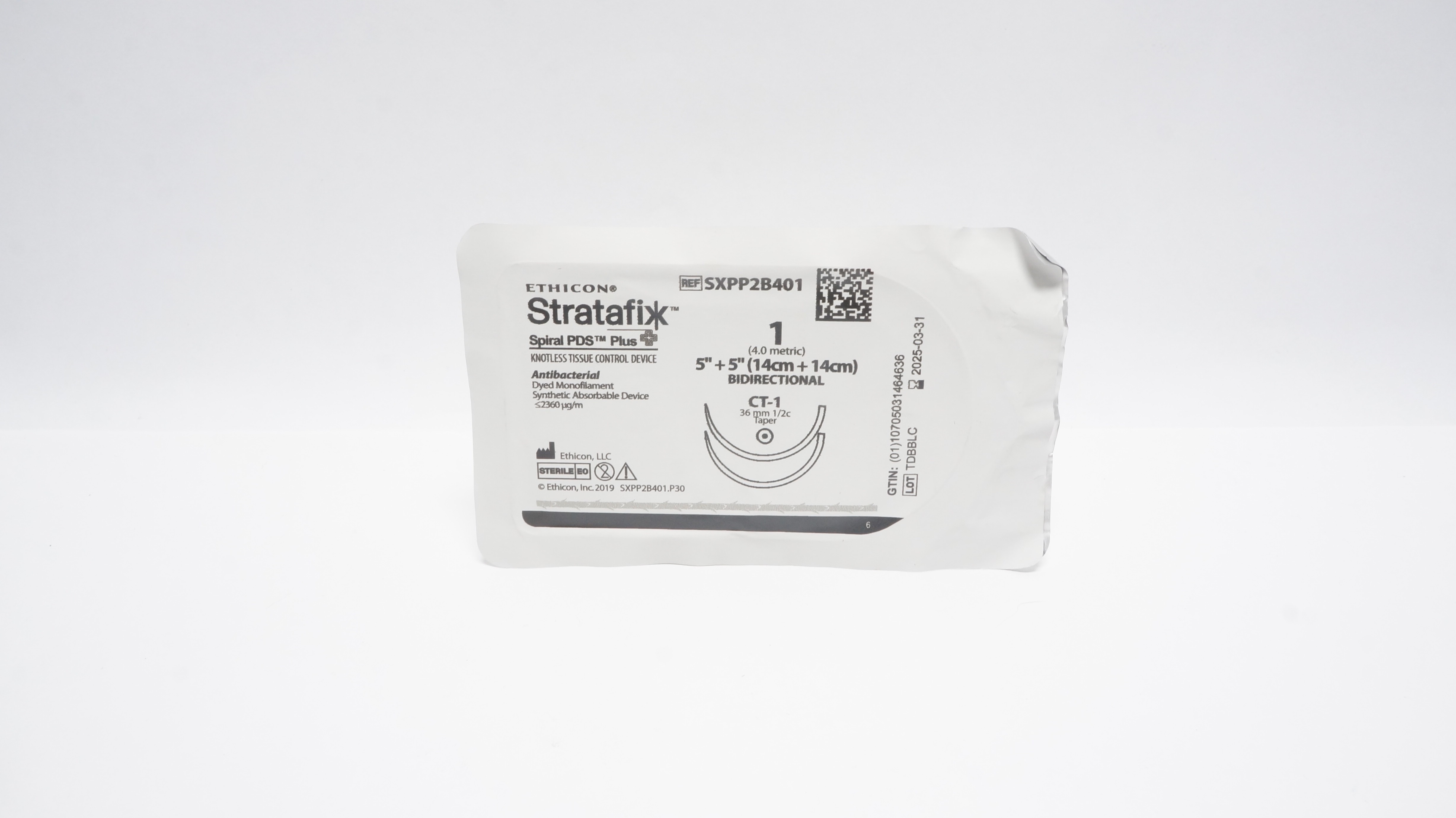 Ethicon SXPP2B401 1 Stratafix Spiral 5+5In Bidirectional CT-1 36mm (x)