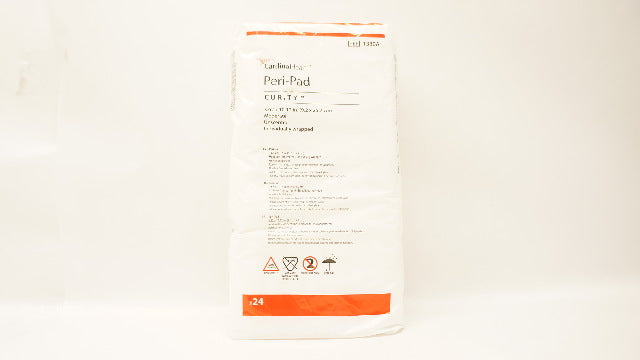 Cardinal Health 1380A Curity Peri-Pad Moderate 3.62in x 10.12in - Pack of 24