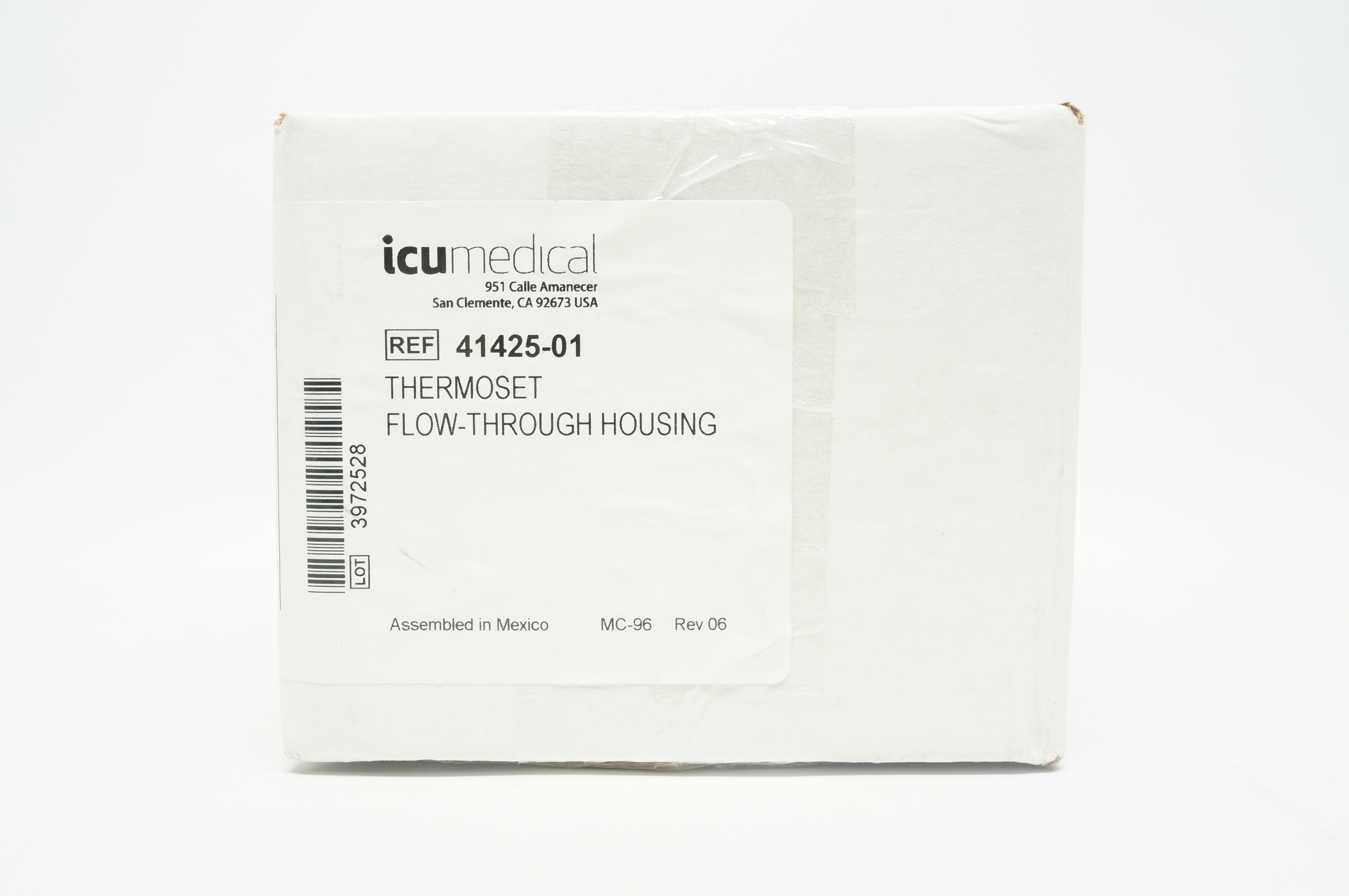 ICU Medical 41425-01 Thermoset Flow-Through Housing
