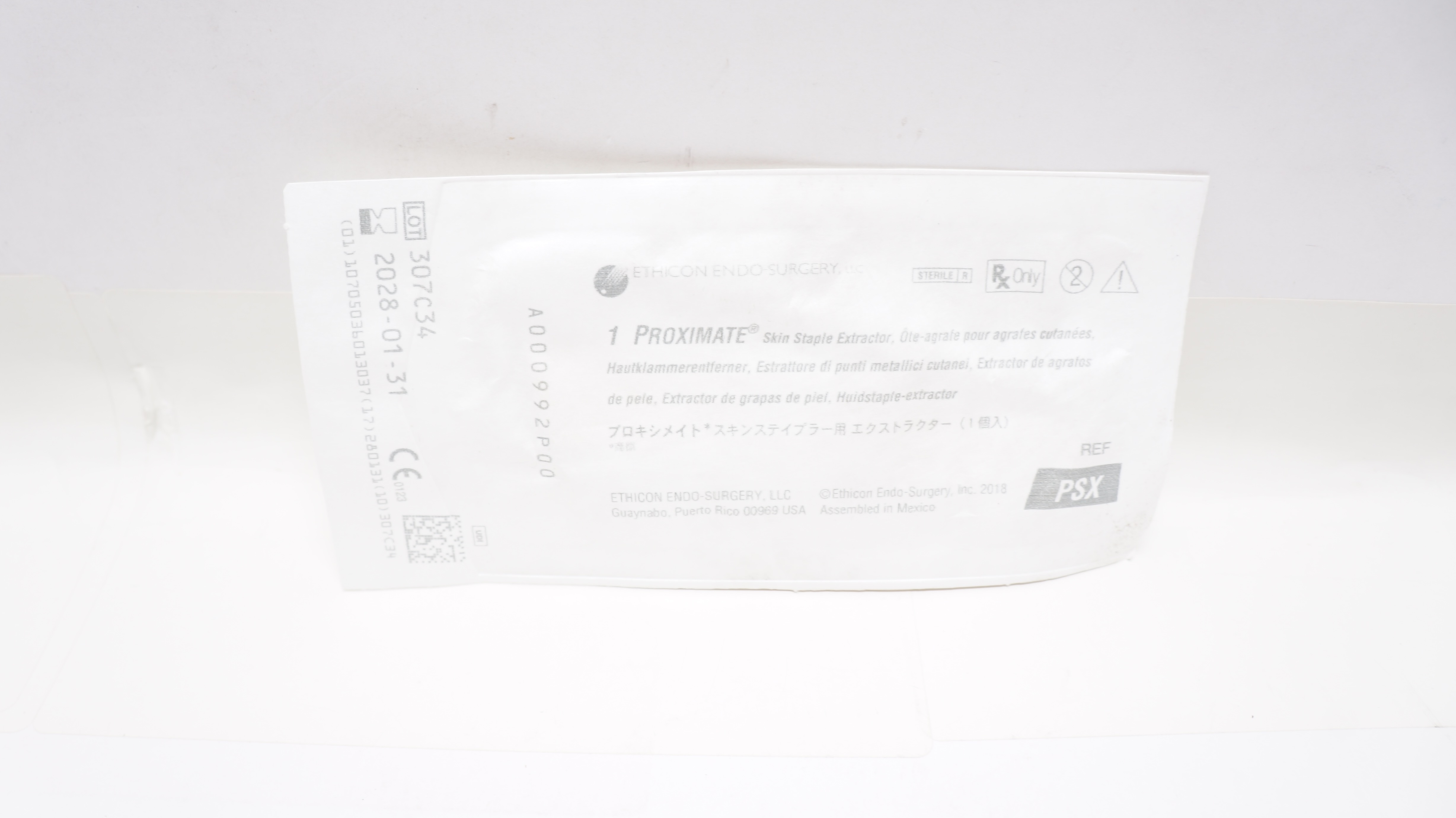 Ethicon PSX 1 Proximate Skin Staple Extractor