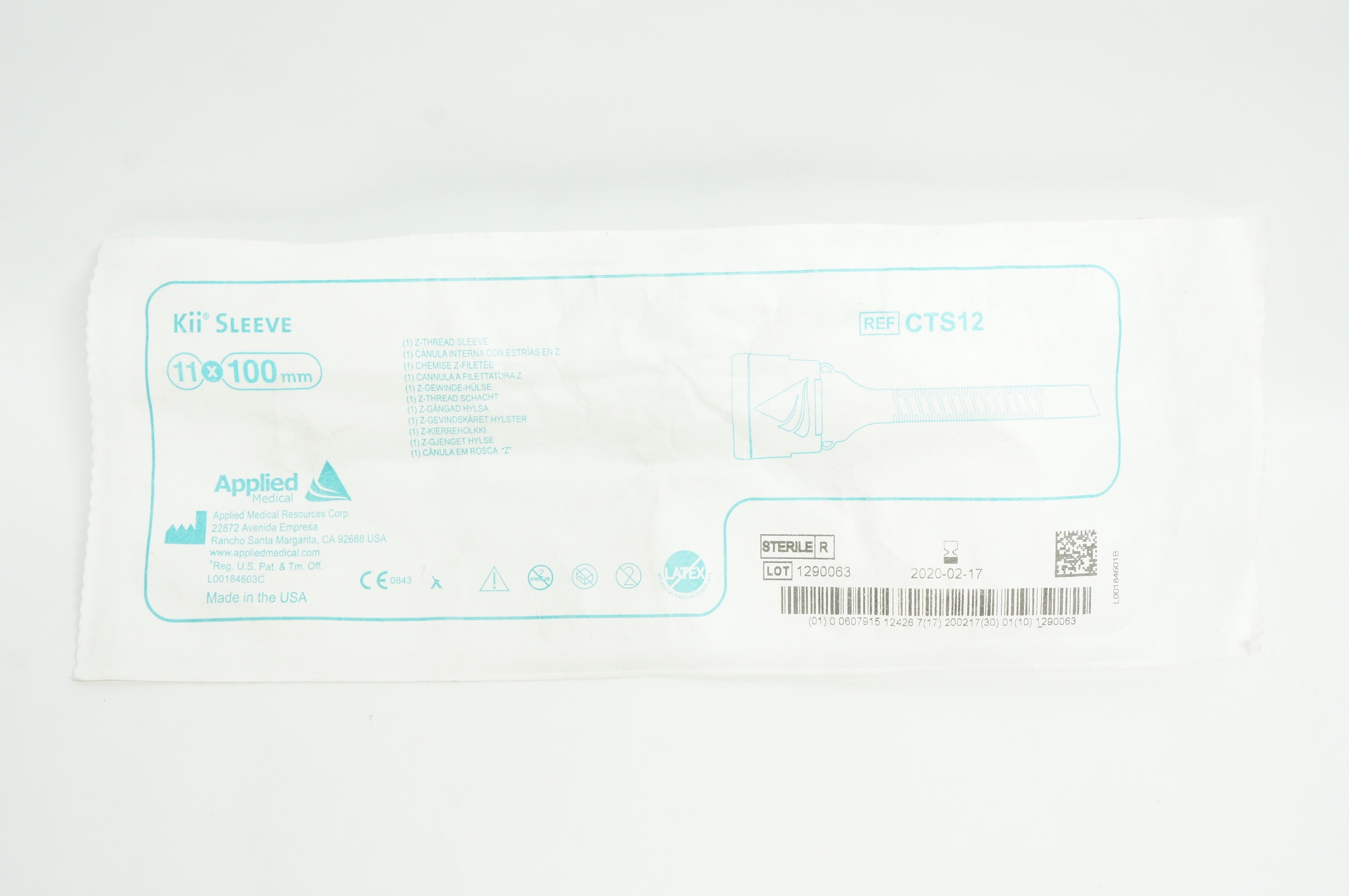 Applied CTS12 KII Sleeve 11x100mm (x)