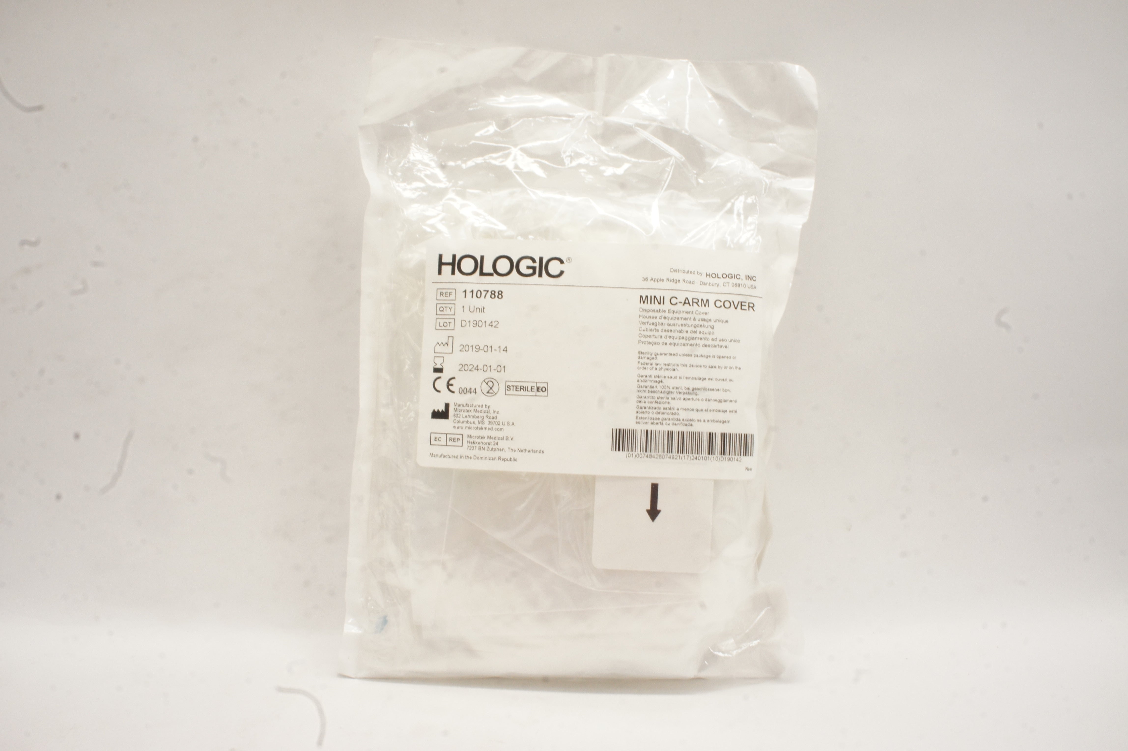 Microtek 110788 Hologic Disposable Mini C-Arm Cover