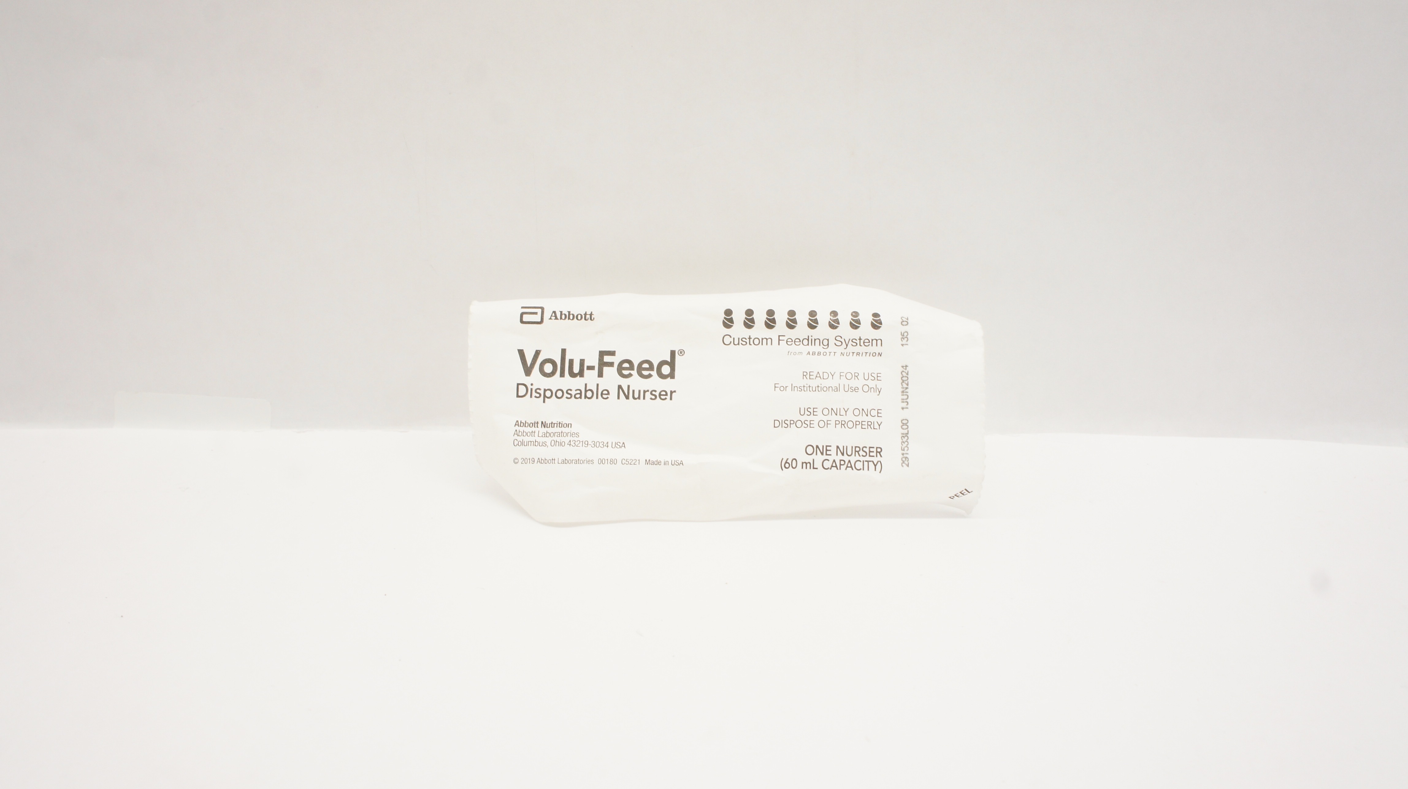 Abbott Volu-Feed Disposable Nurser One Nurser 60 ml