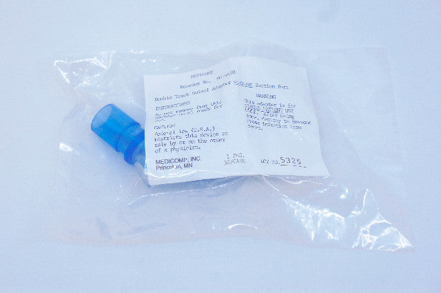 MediComp MC-4450 Double Trach Swivel Adapter Without Suction Port