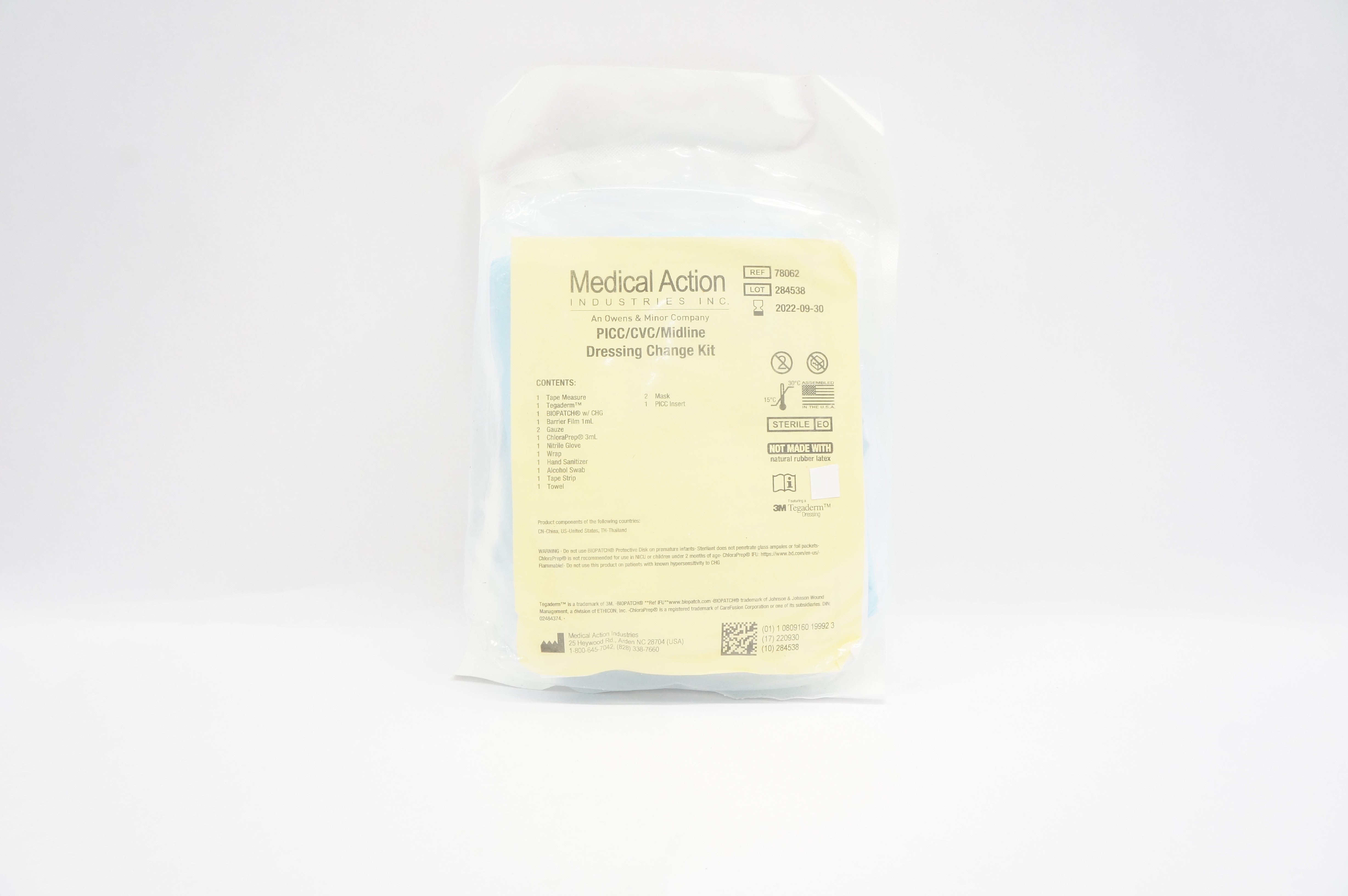 Medical Action 78062 PICC/CVC/Midline Dressing Change Kit