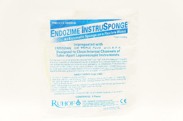 Ruhof 345ESS5R Endozime InstruSponge An Enzymatic Sponge On a Flexible Wand