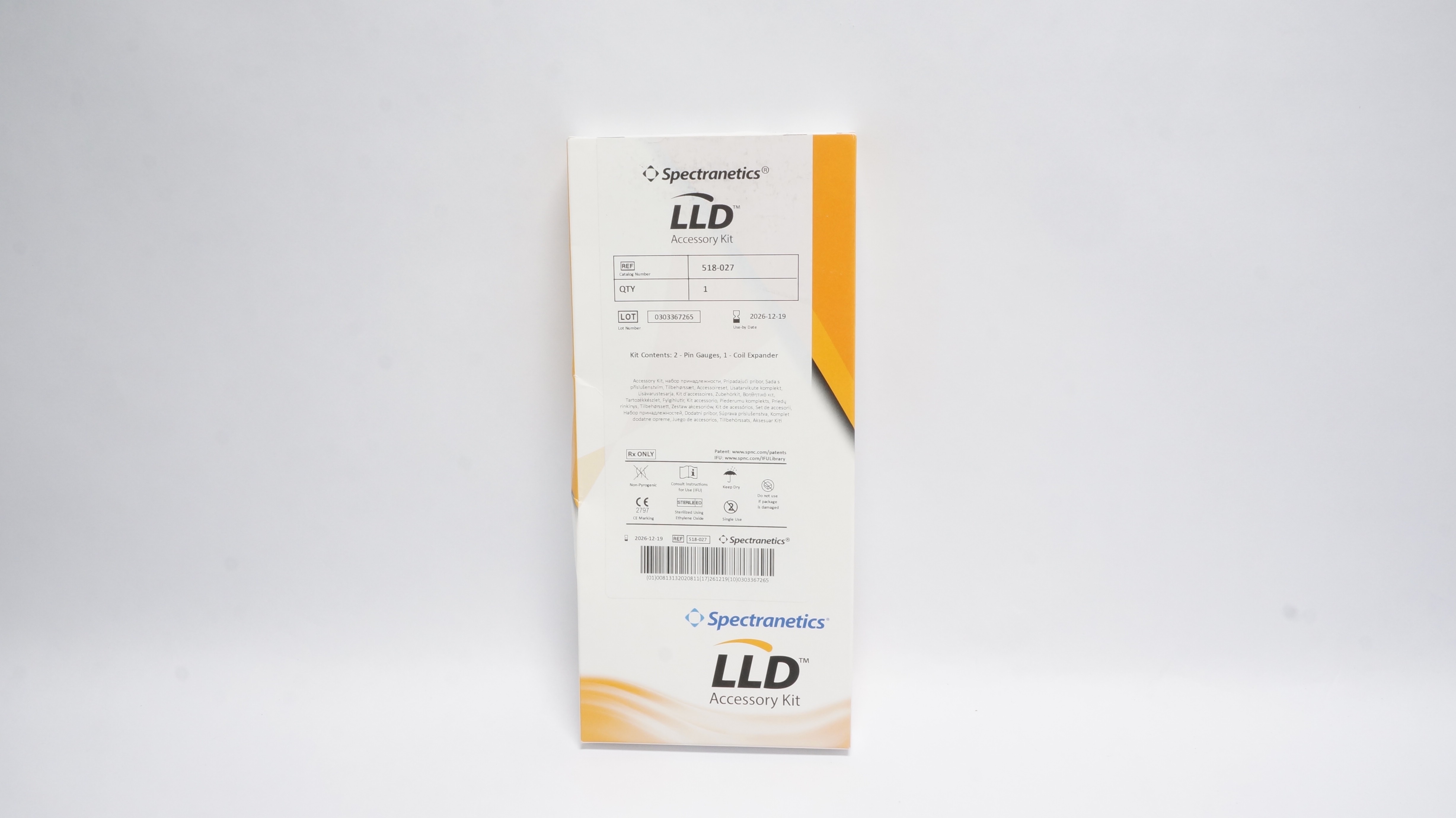 Spectranetics 518-027 LLD Accessory Kit