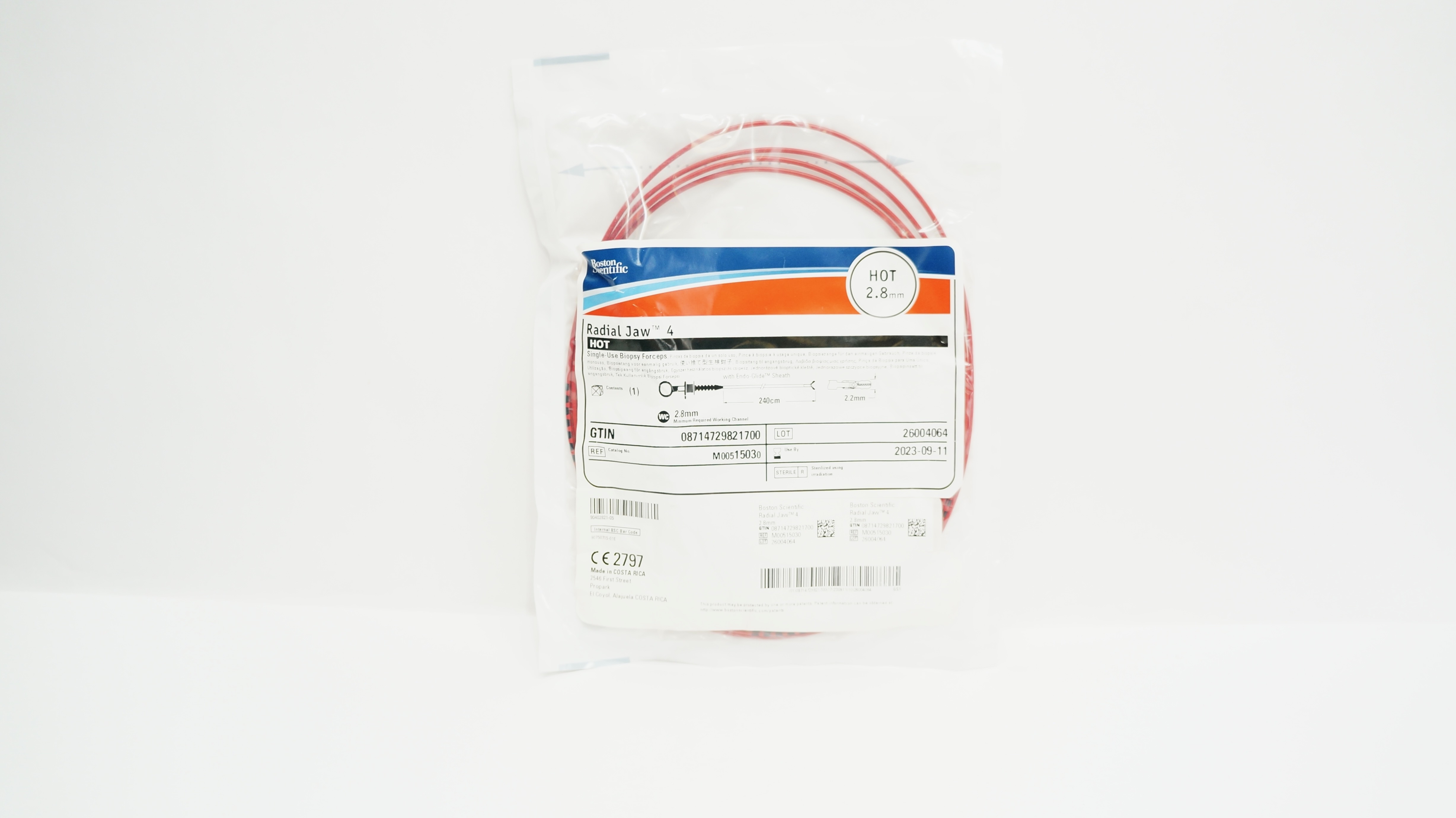 Boston Scientific M00515030 Radial Jaw 4 Hot Single Use Biopsy Foceps 2.8mm (x)