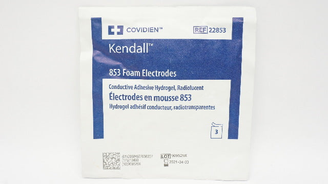Covidien 22853 Kendall 853 Foam Electrodes - Pack of 3 (x)