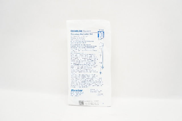 Baxter 2C7461 Clearlink System Secondary Medication Set 37inch x 6.7mL10drops/ml