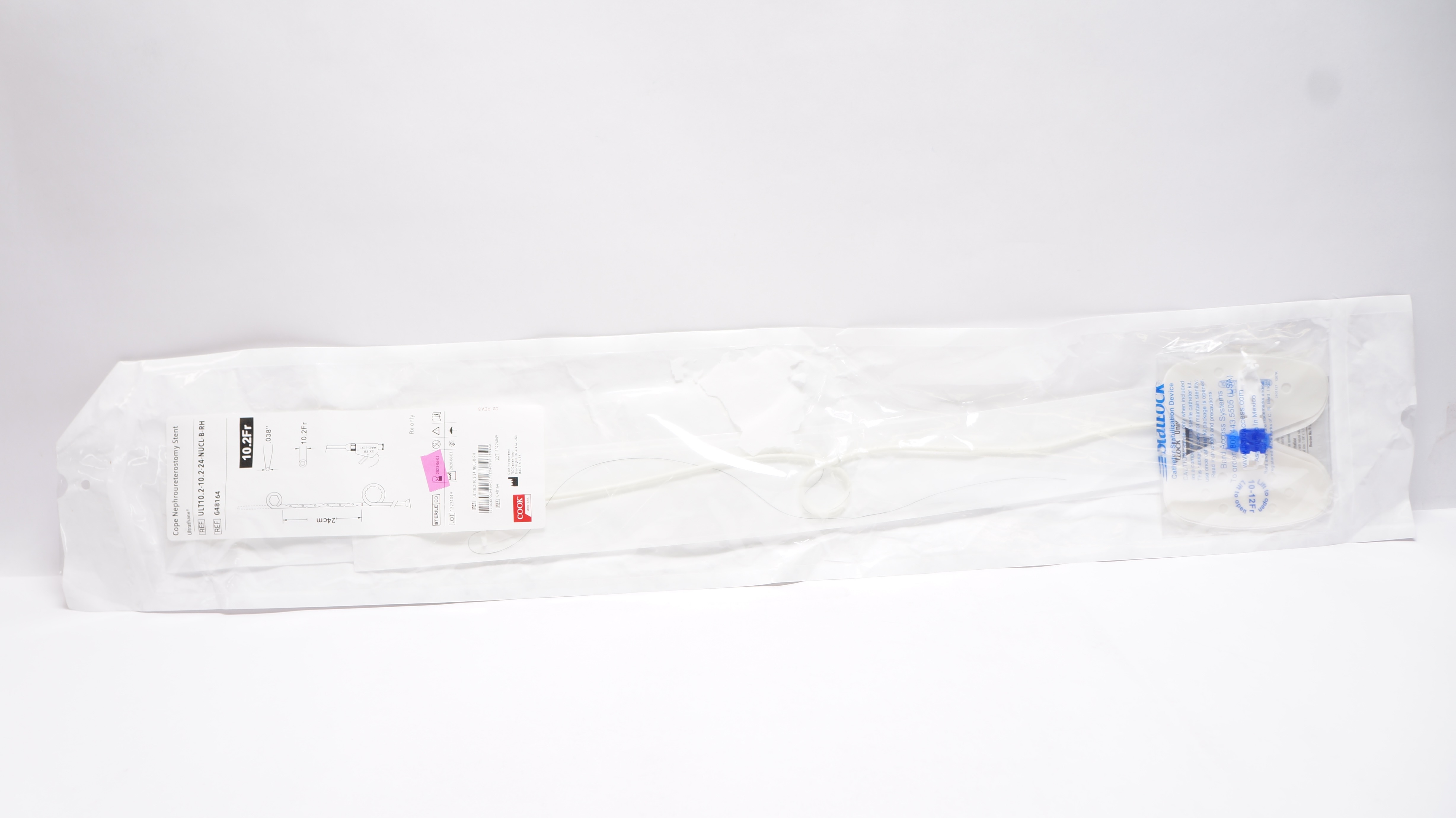 Cook Medical G48164 Cope Nephroureterostomy Stnt 10.2Fr x .038inch x 24cm (x)