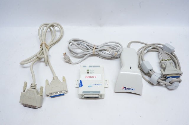 Lantronix UDS-10 Device Server & Opticon with Set Cables