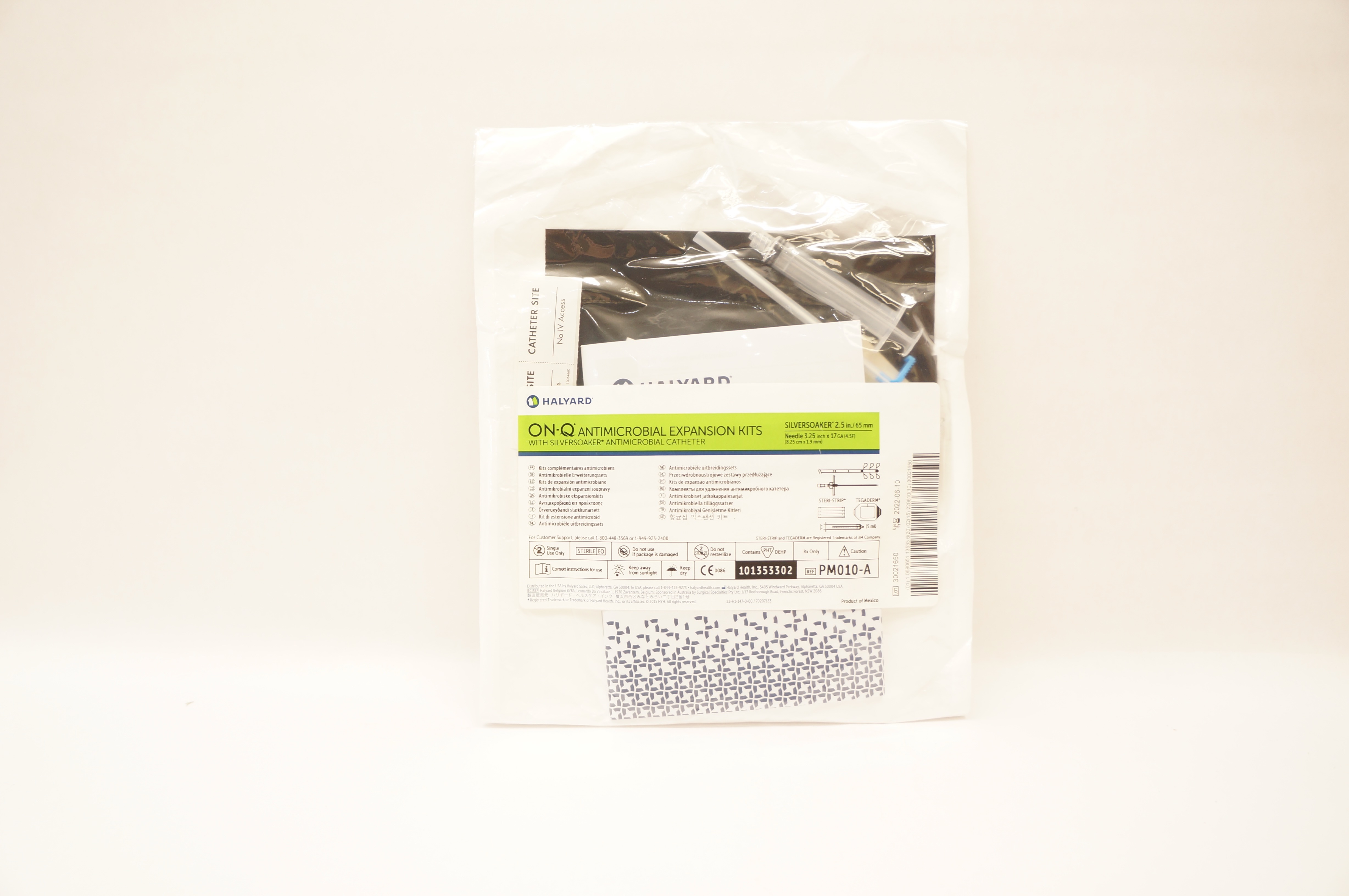 Halyard PM010-A On-Q Antimicrobial Expansion Kits 2.5inch (x)