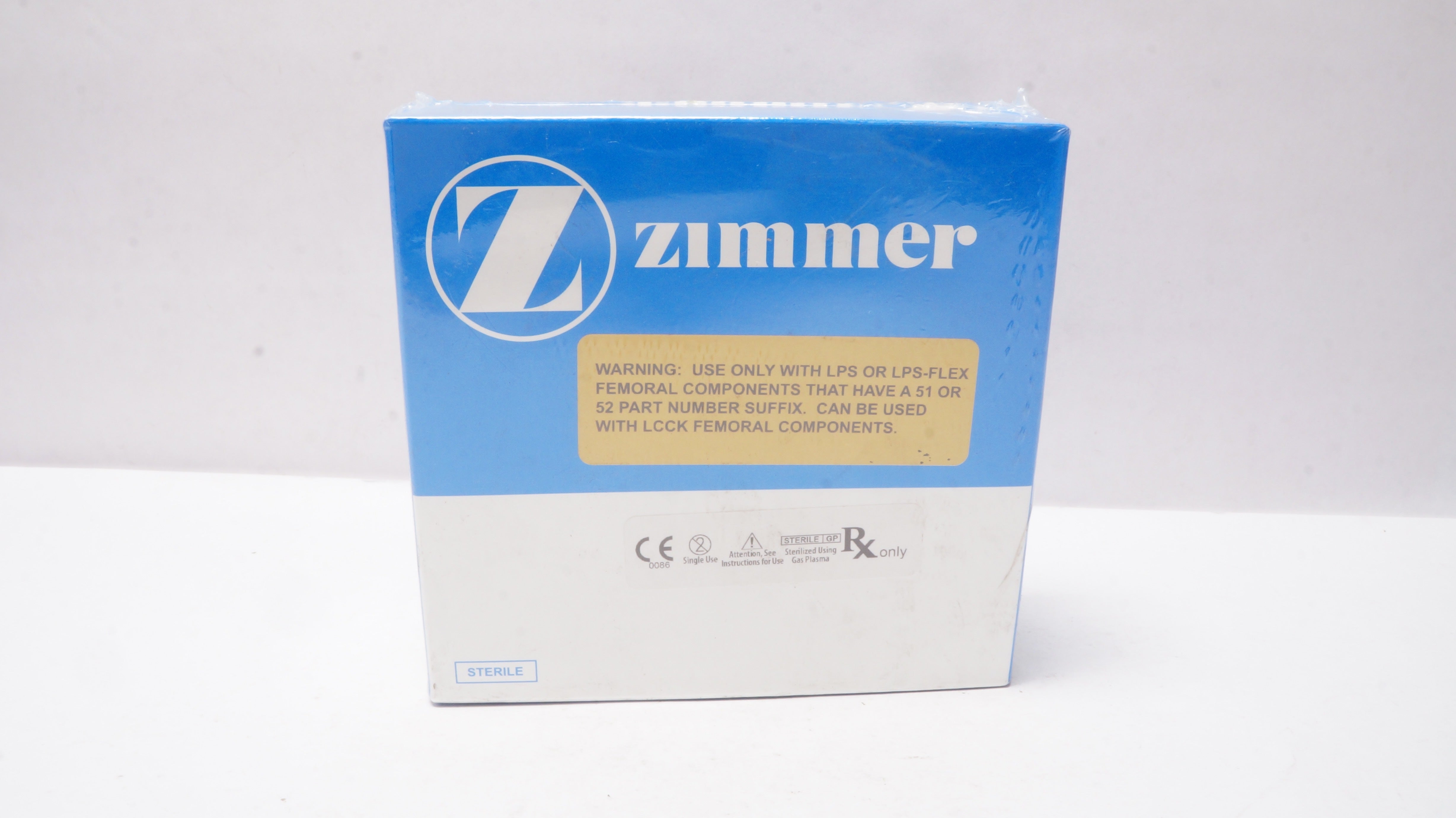 Zimmer 5962-40-14 Prolong Polyethylene Articular Surface Size E/F 14mm (x)