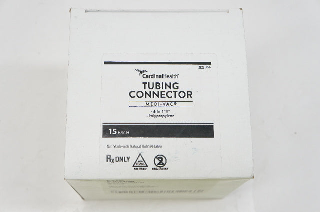 Cardinal Health 356 Tubing Connector Medi-Vac - Box of 8