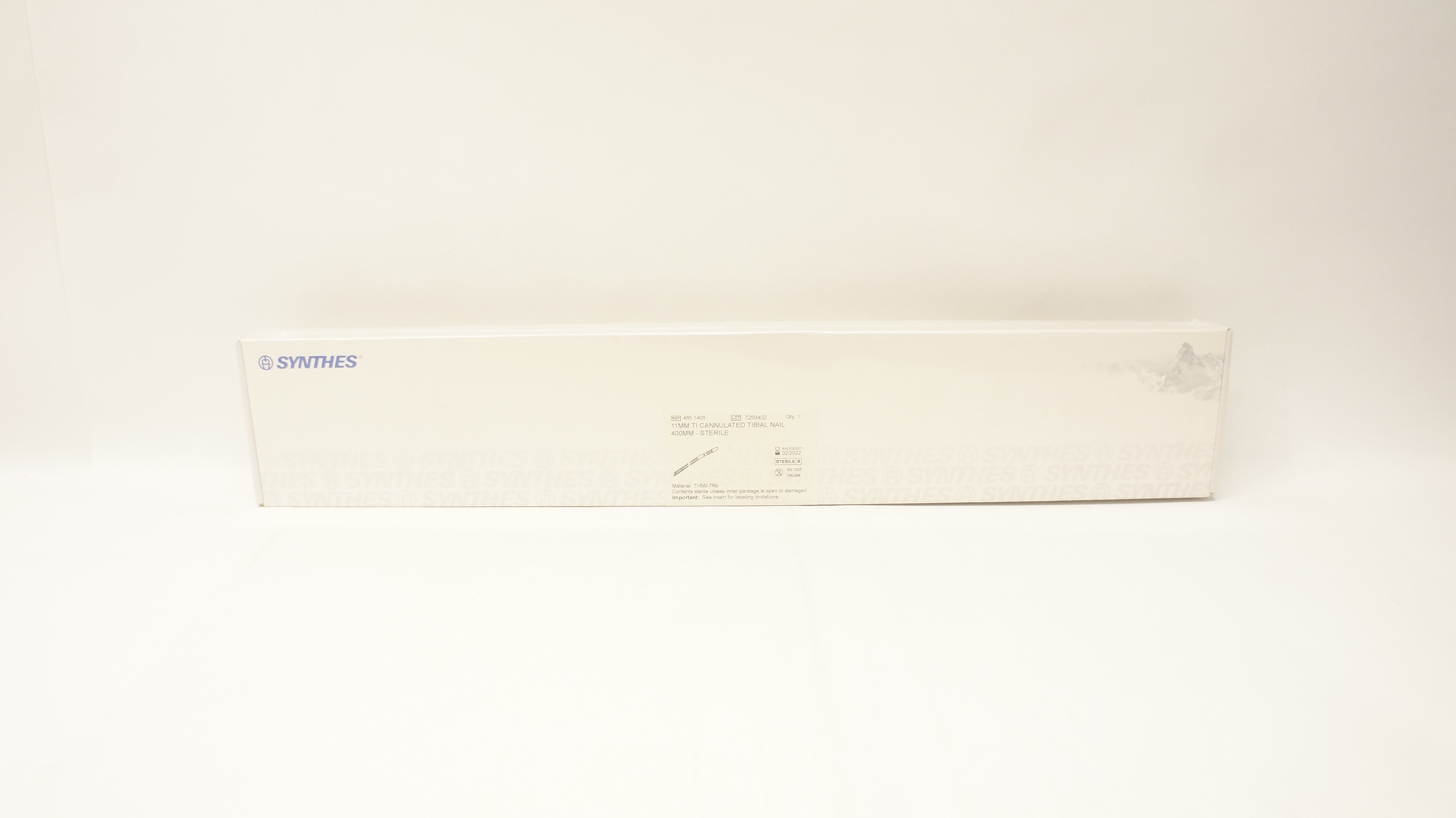 Synthes 485.140S 11mm Ti  Cannulated Tibial Nail 400mm