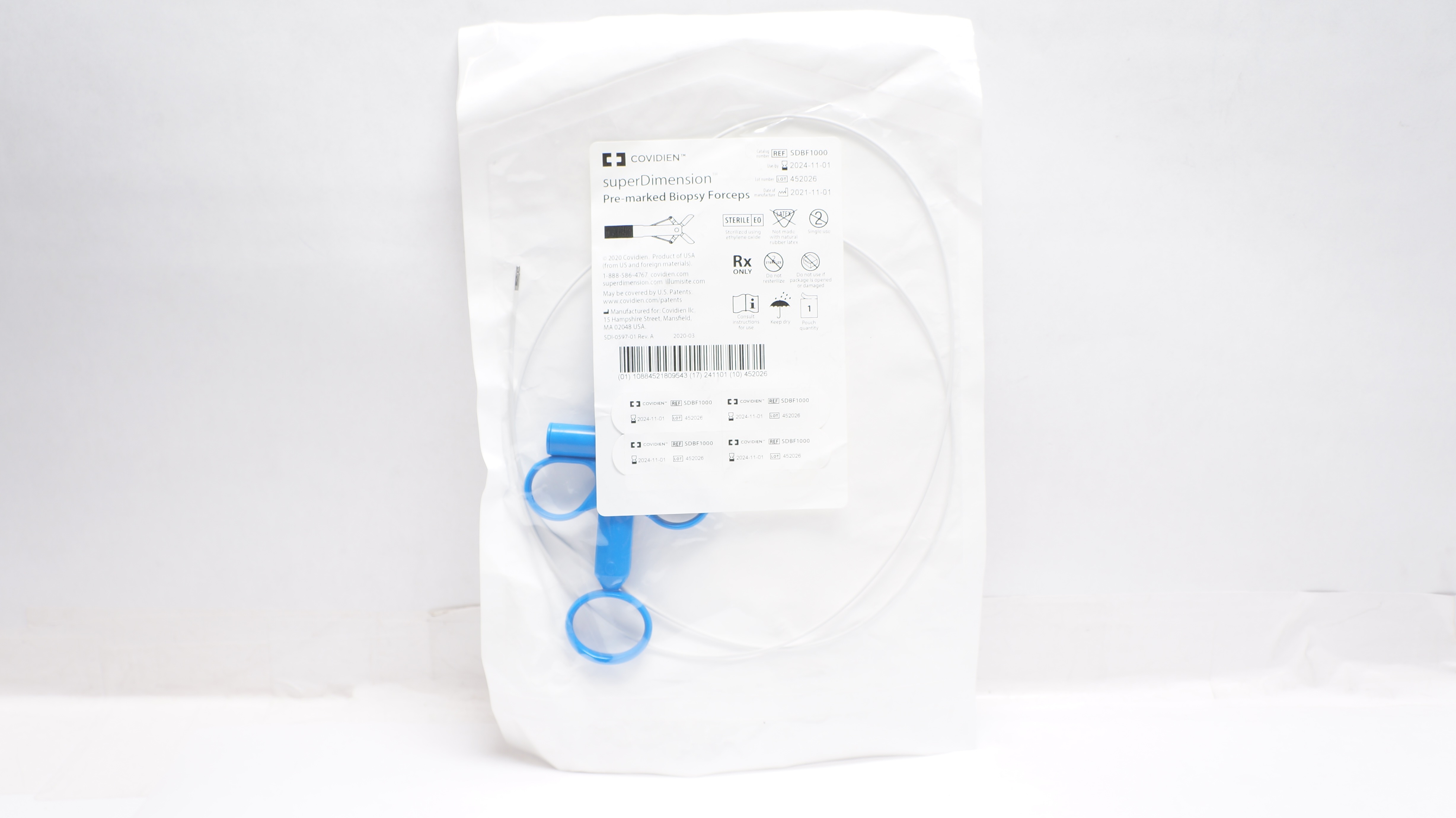 Covidien SDBF1000 SuperDimention Pre-Marked Biopsy Forceps