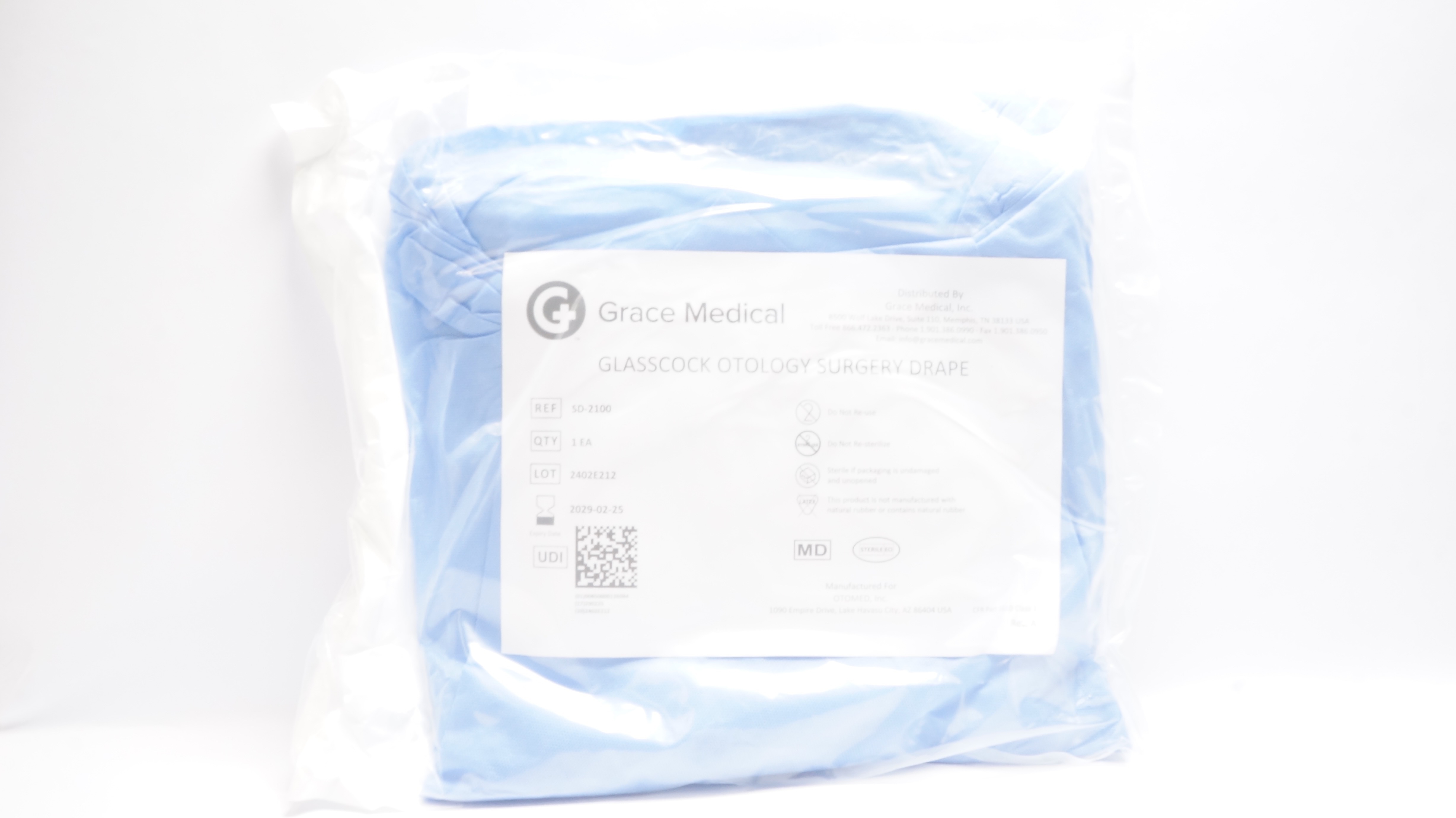 Grace Medical SD-2100 Glasscock Otology Surgery Drape