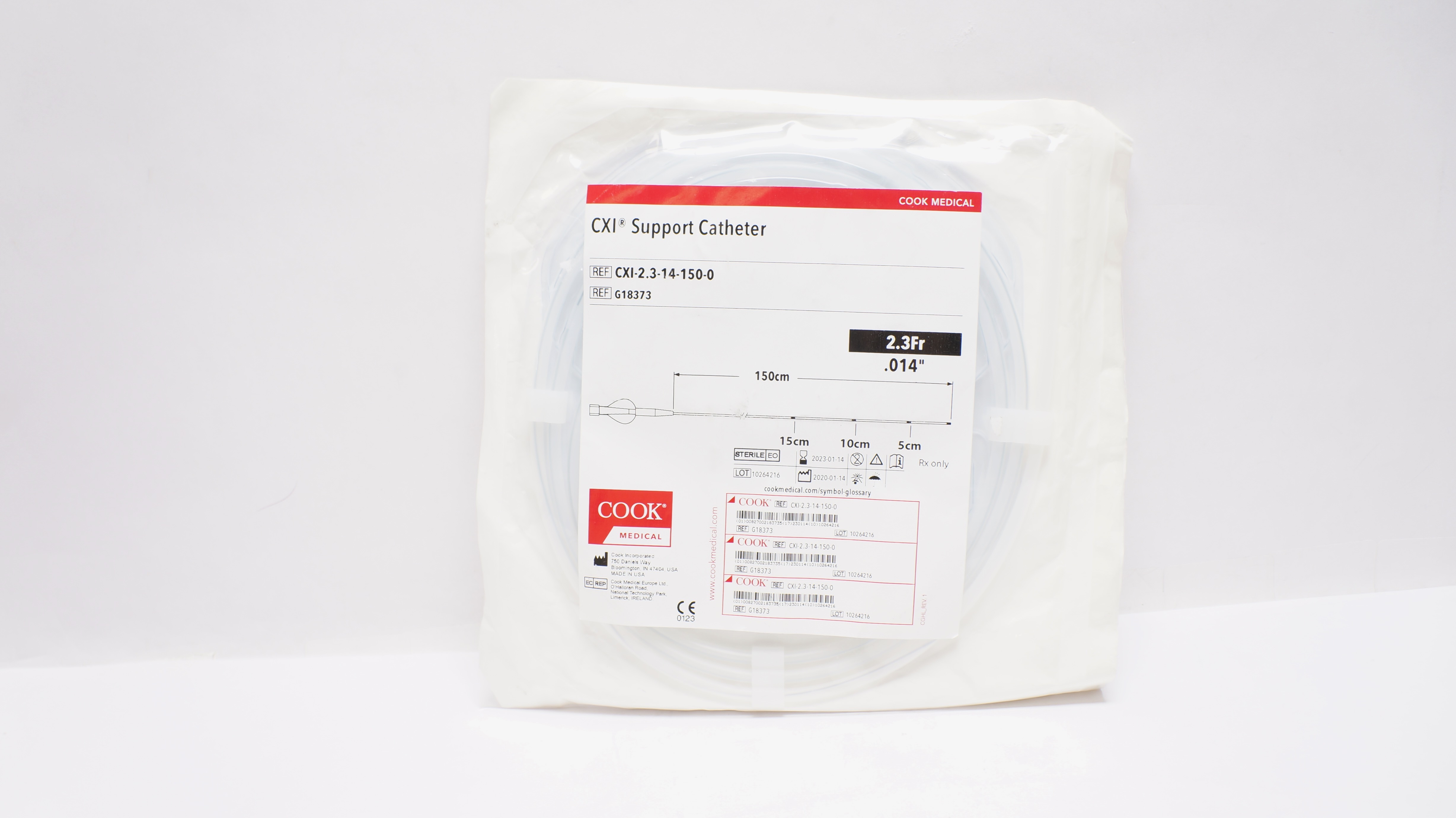 Cook Medical G18373 CXI Support Catheter  2.3 Fr x 150 cm (x)