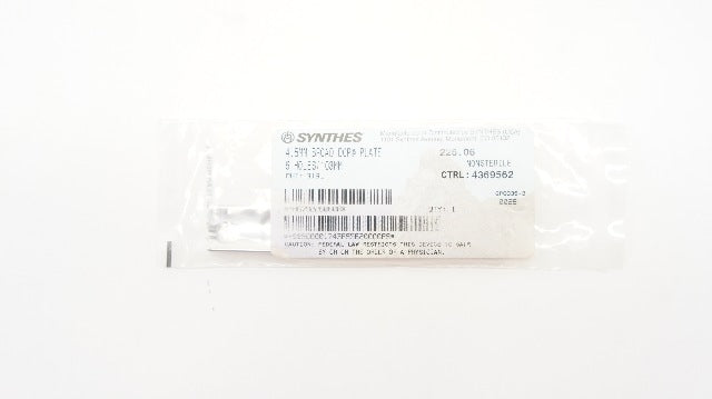Synthes 226.06 4.5mm Broad DCP Plate 6 Holes 103mm