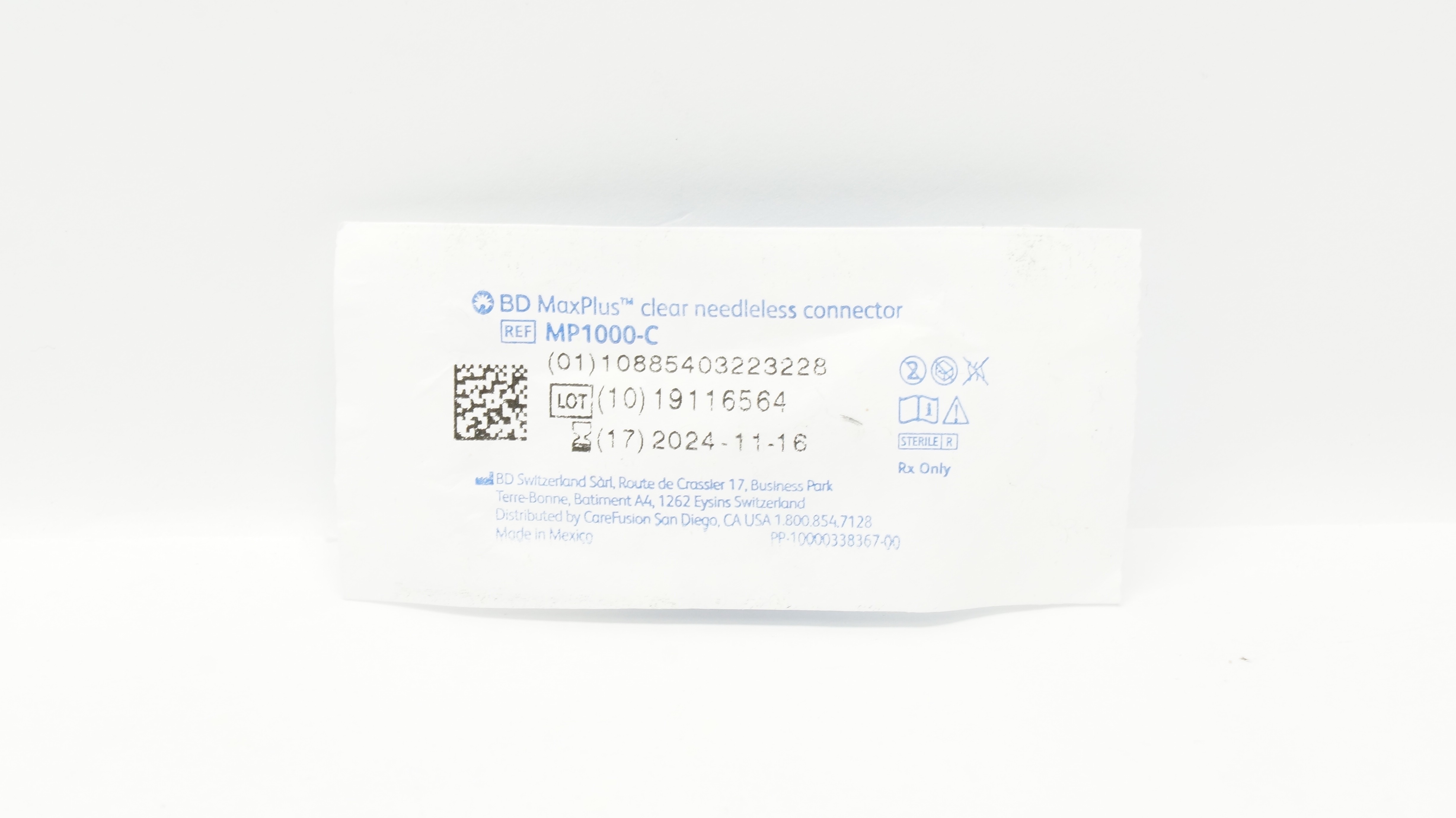 BD MP1000-C MaxPlus Clear Ndleless Connector (x)